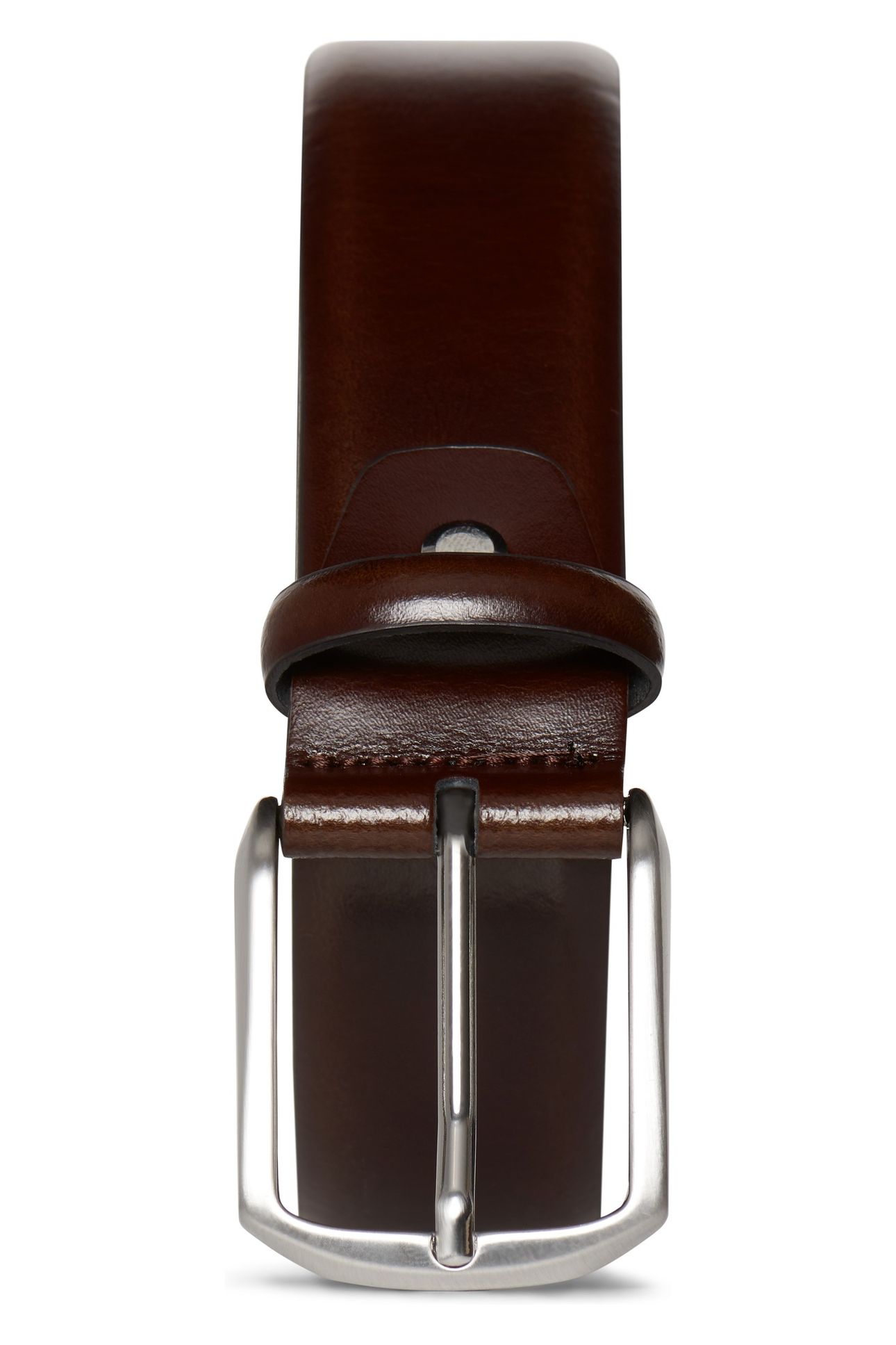 BELT-D.BROWN-LEATHER DARK BROWN 3