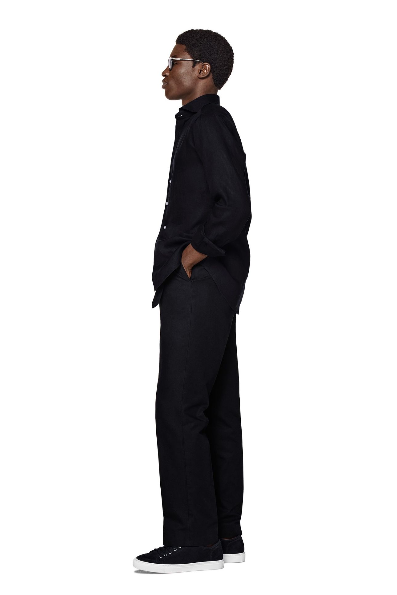 PURE LINEN NAVY 4