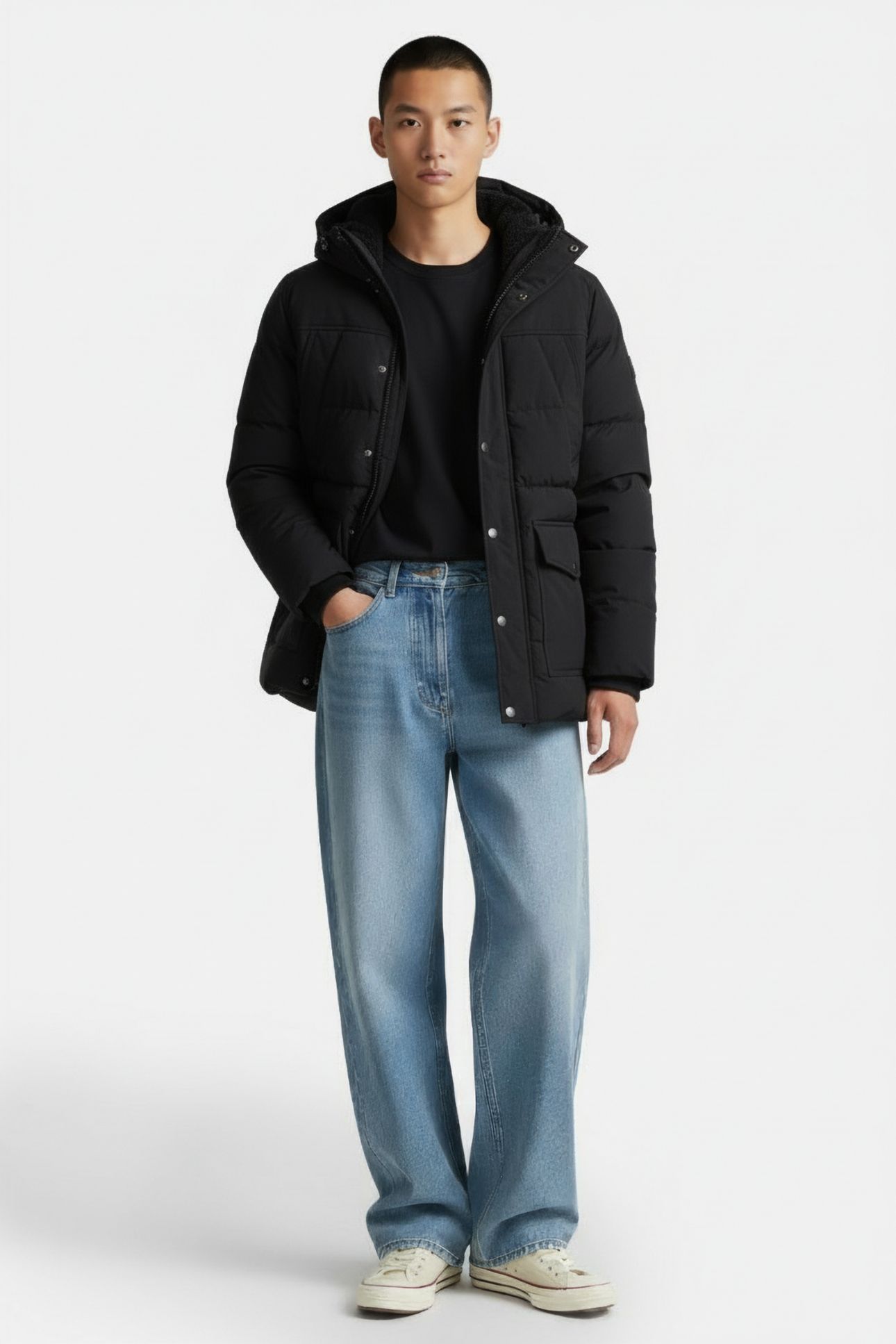 ROCKIE UTILITY PARKA BLACK 1