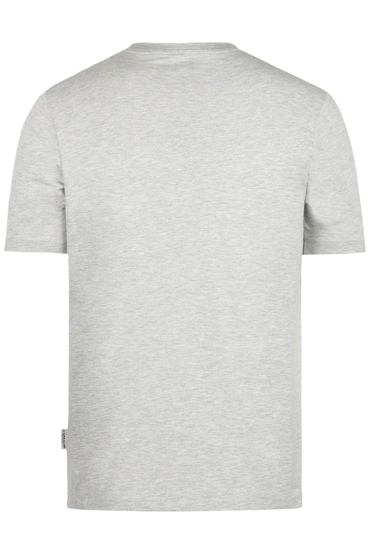 ESSENTIAL LOGO TEE MEDIUM GREY MELANGE 5