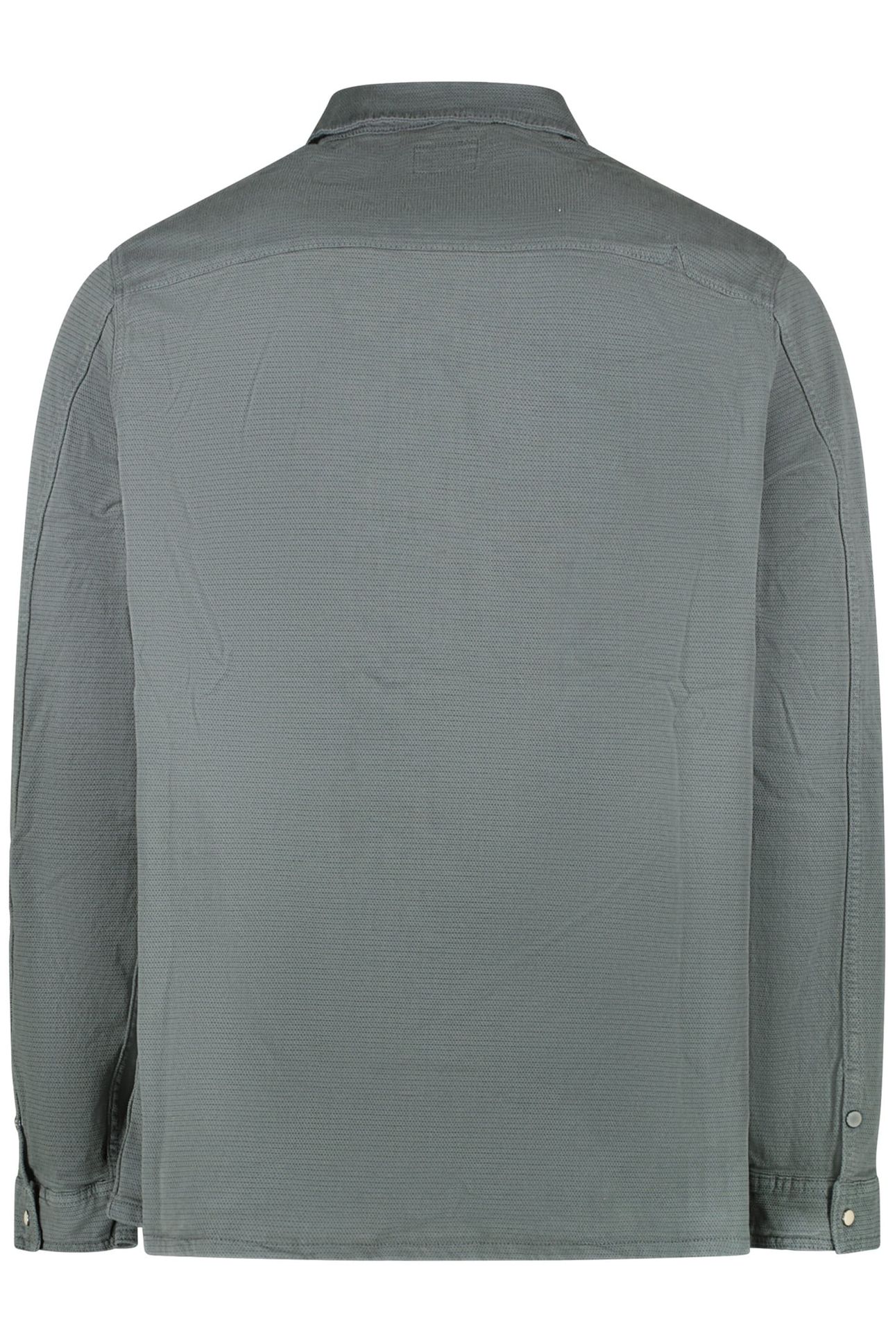 RONZO SHIRT ZIP TWILL GMD MOSS 2