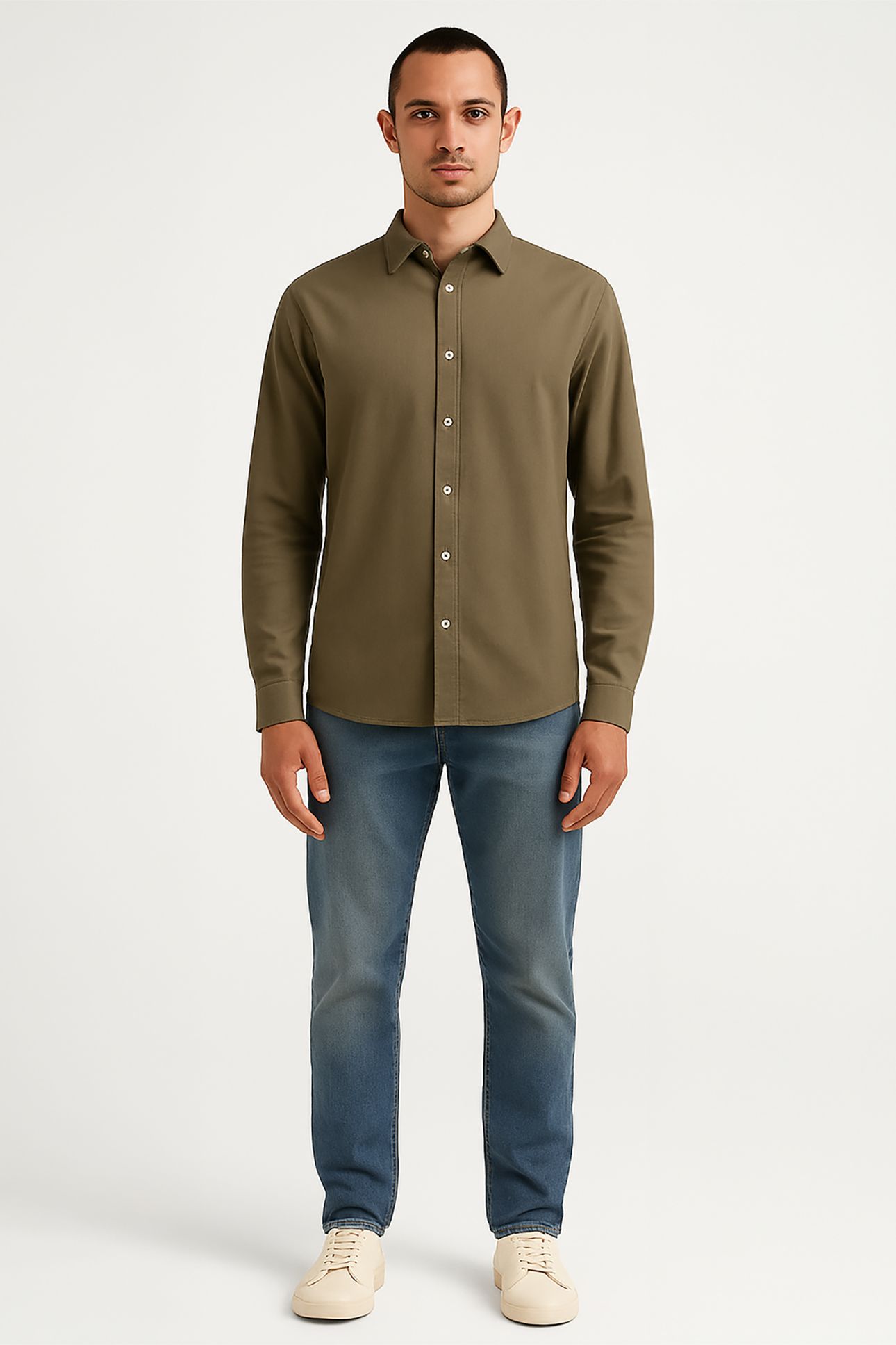 JIMMO SHIRT OLIVE 1