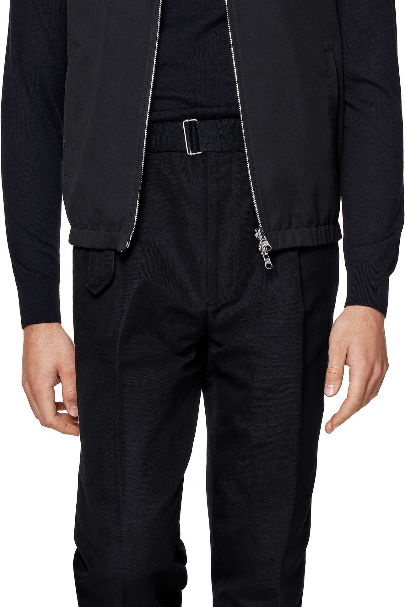 ZIP VEST-NAVY NAVY & LIGHT BLUE 6