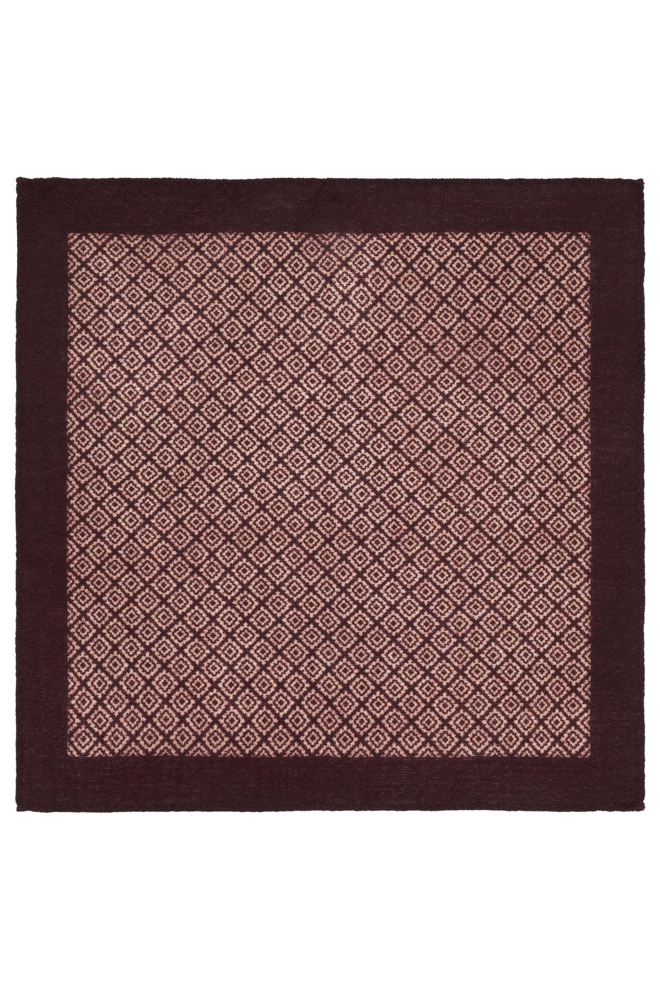 POCHET-BURGUNDY-GEOMETRIC BURGUNDY 2