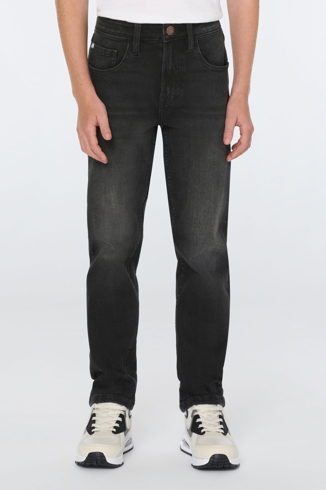 BOYS 5 PKT LOOSE TAPERED FIT JEAN BLACK NIGHT 1