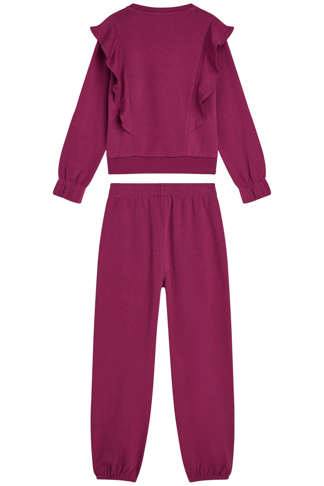 GIRLS FLEECE SET PINK/PURPLE 2