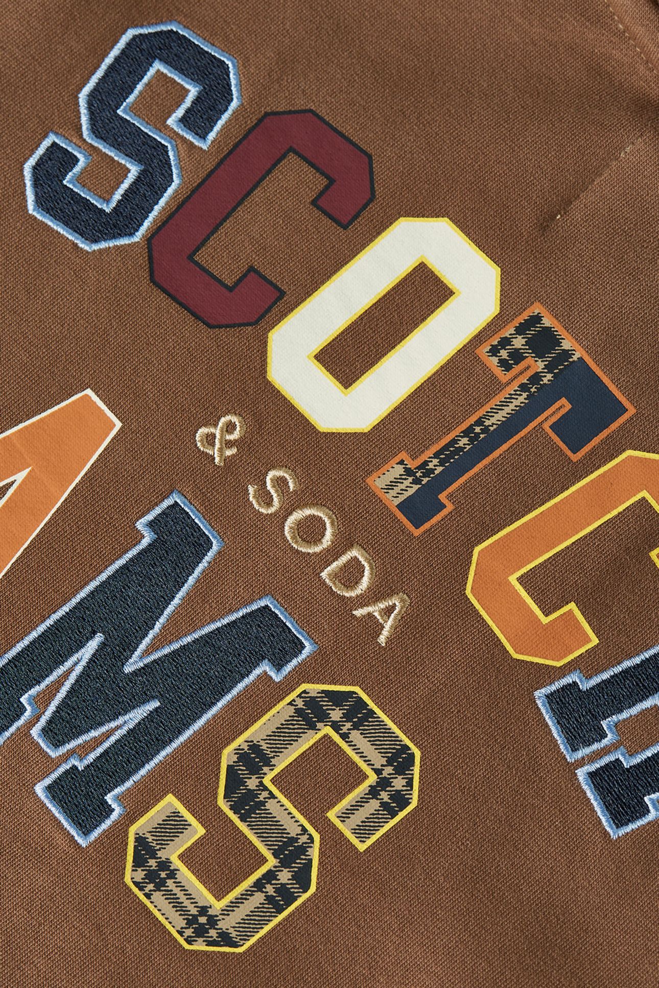 BOYS ZIP UP FLEECE HOODIE BROWN 3