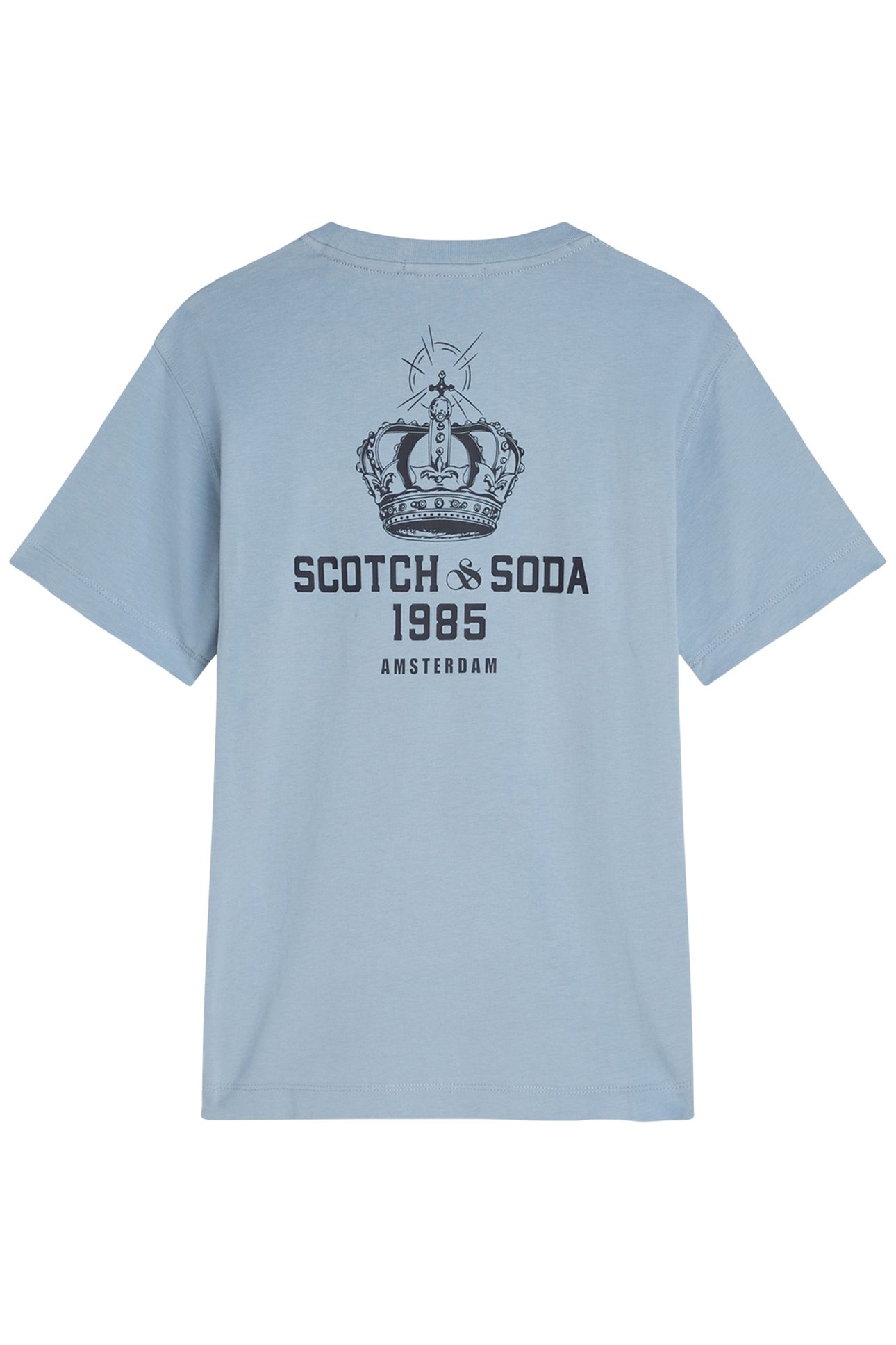 BOYS GRAPHIC TEE SKY/PEWTER 2
