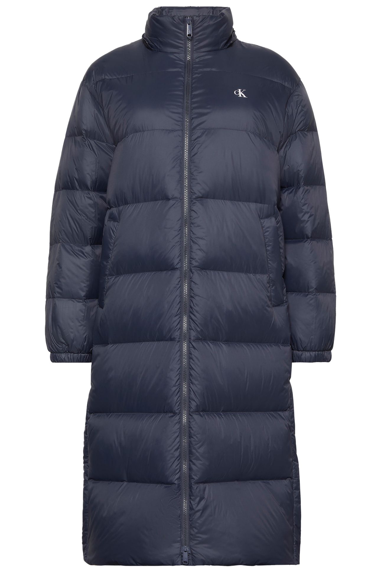 ESSENTIAL MIDWEIGHT HOODED PUFFER INKWELL 4