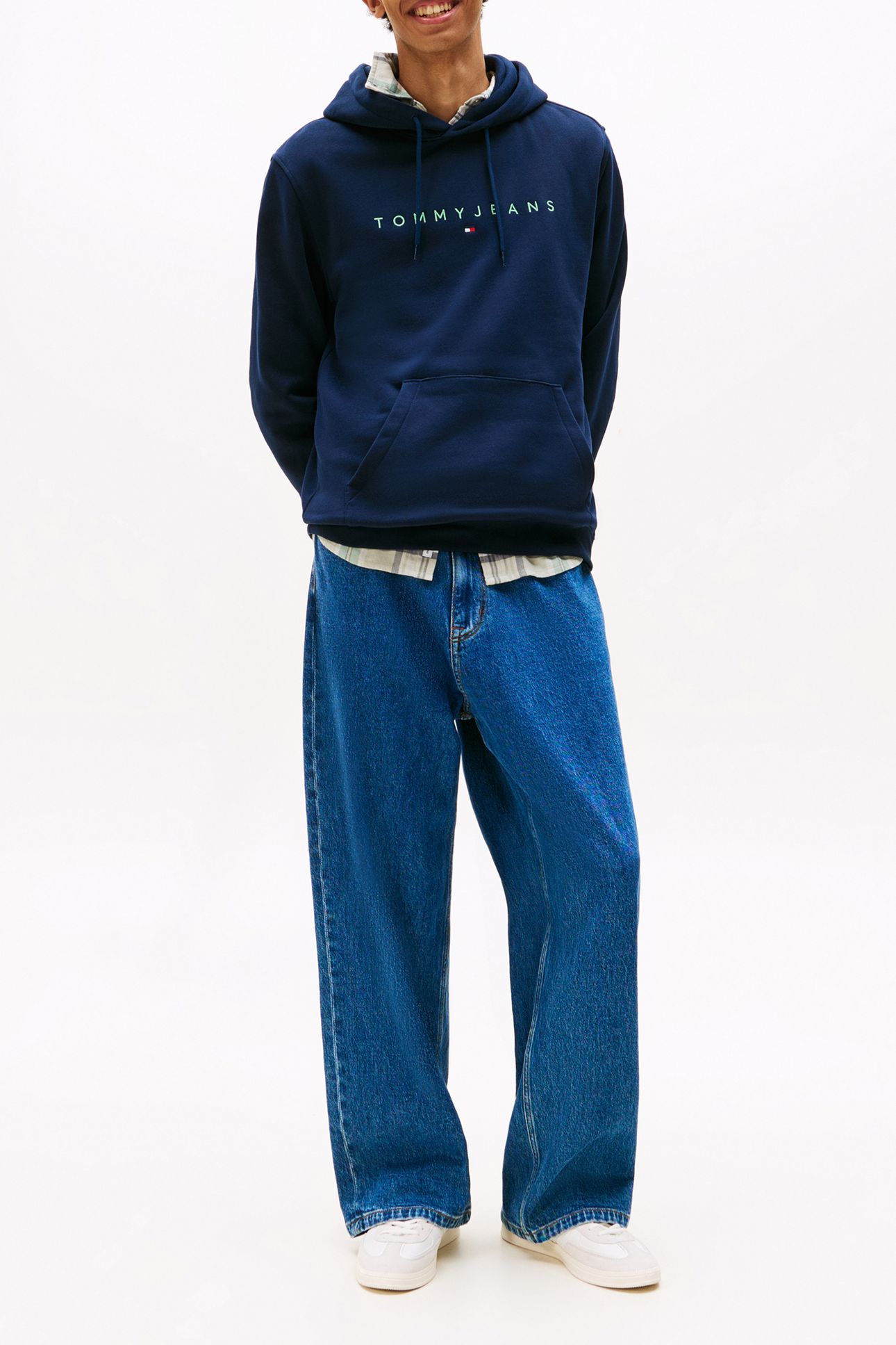 REGULAR LOGO HOODY DARK NIGHT NAVY MULTI 2