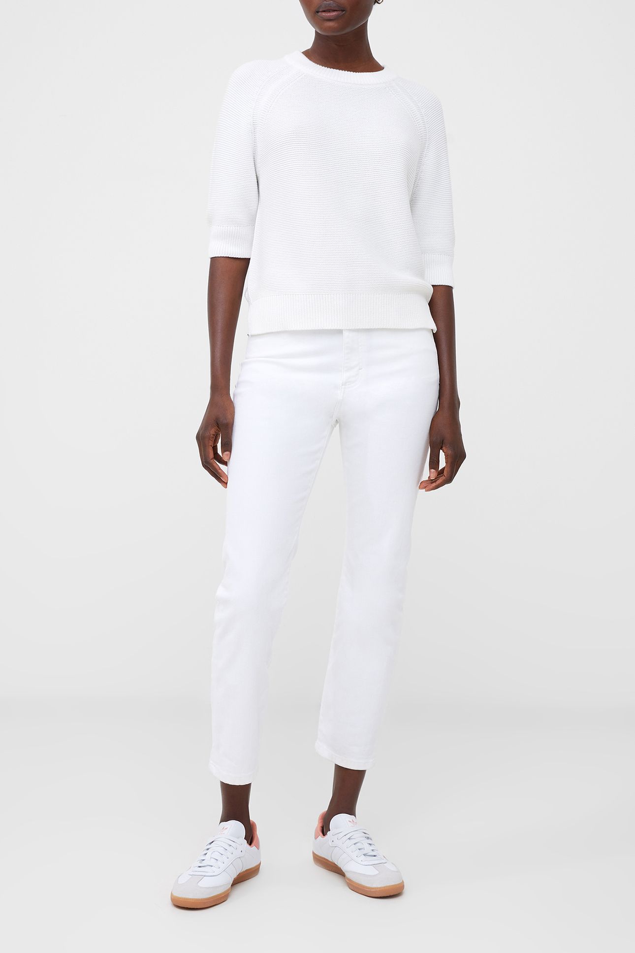 LILY MOZART SHORT SLV JUMPER SUMMER WHITE 2
