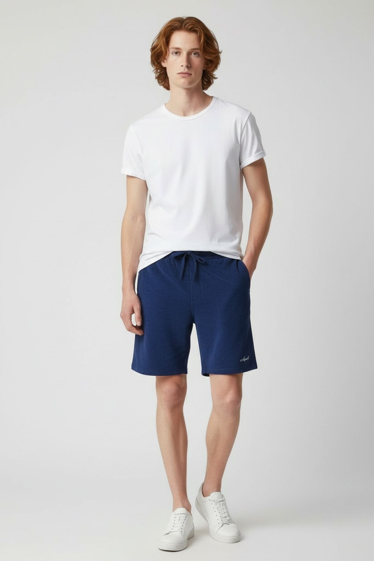 SALINAS TERRY SHORT BLUE 1