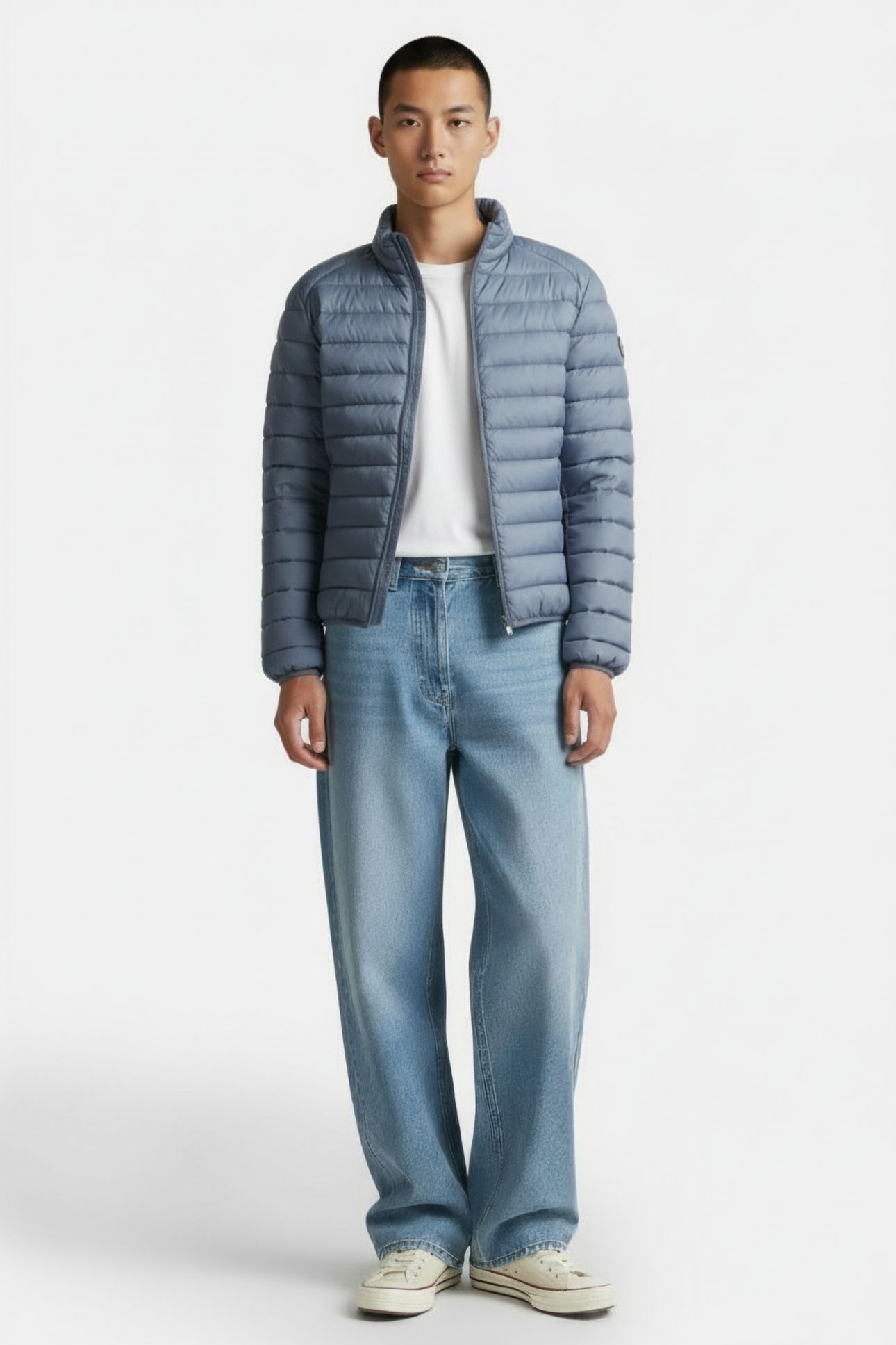 MAT DOWN JACKET BLUE WASHED 1