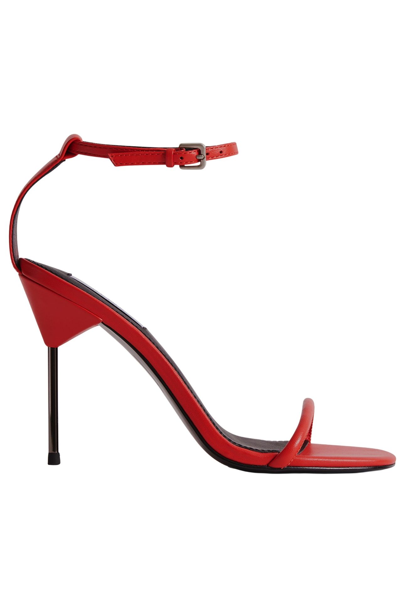STRAPPY PIN HEEL SANDAL ORANGE 3