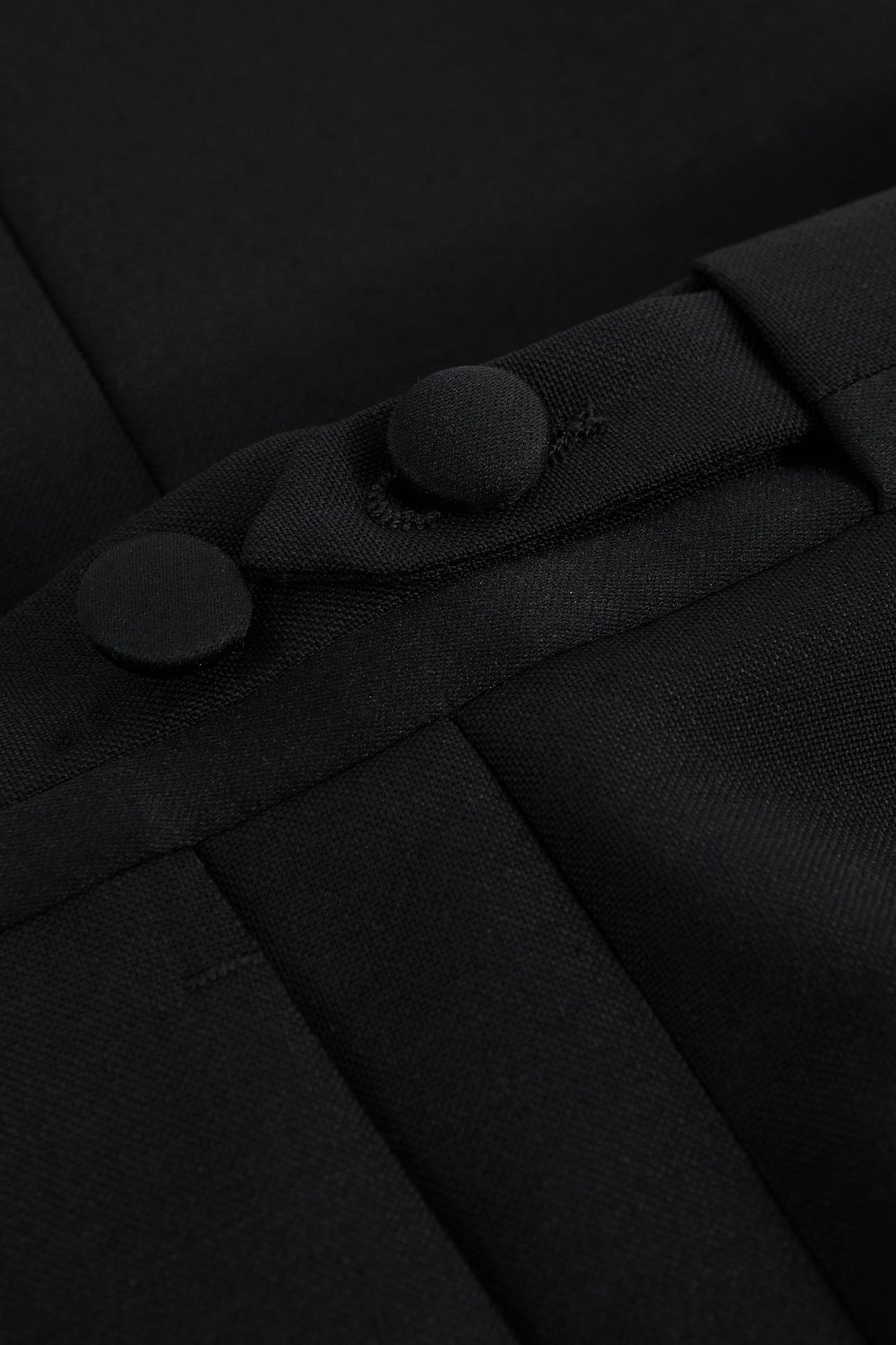 SUPER 150S TUX TROUSER BLACK 8