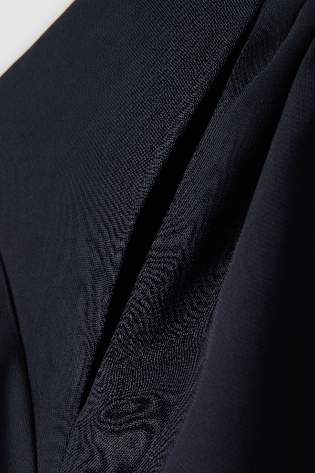 FLUTED SLEEVE MIDI DRESS NAVY 6