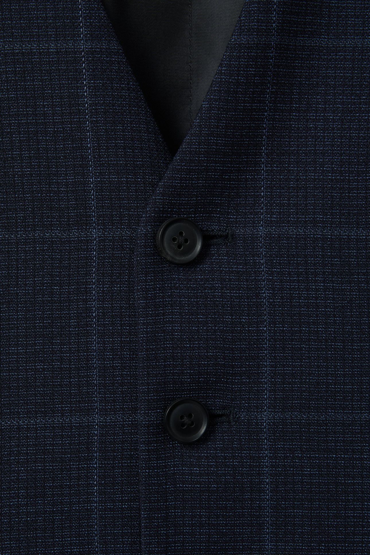 WINDOWPANE HORSESHOE WAISTCOAT NAVY 6