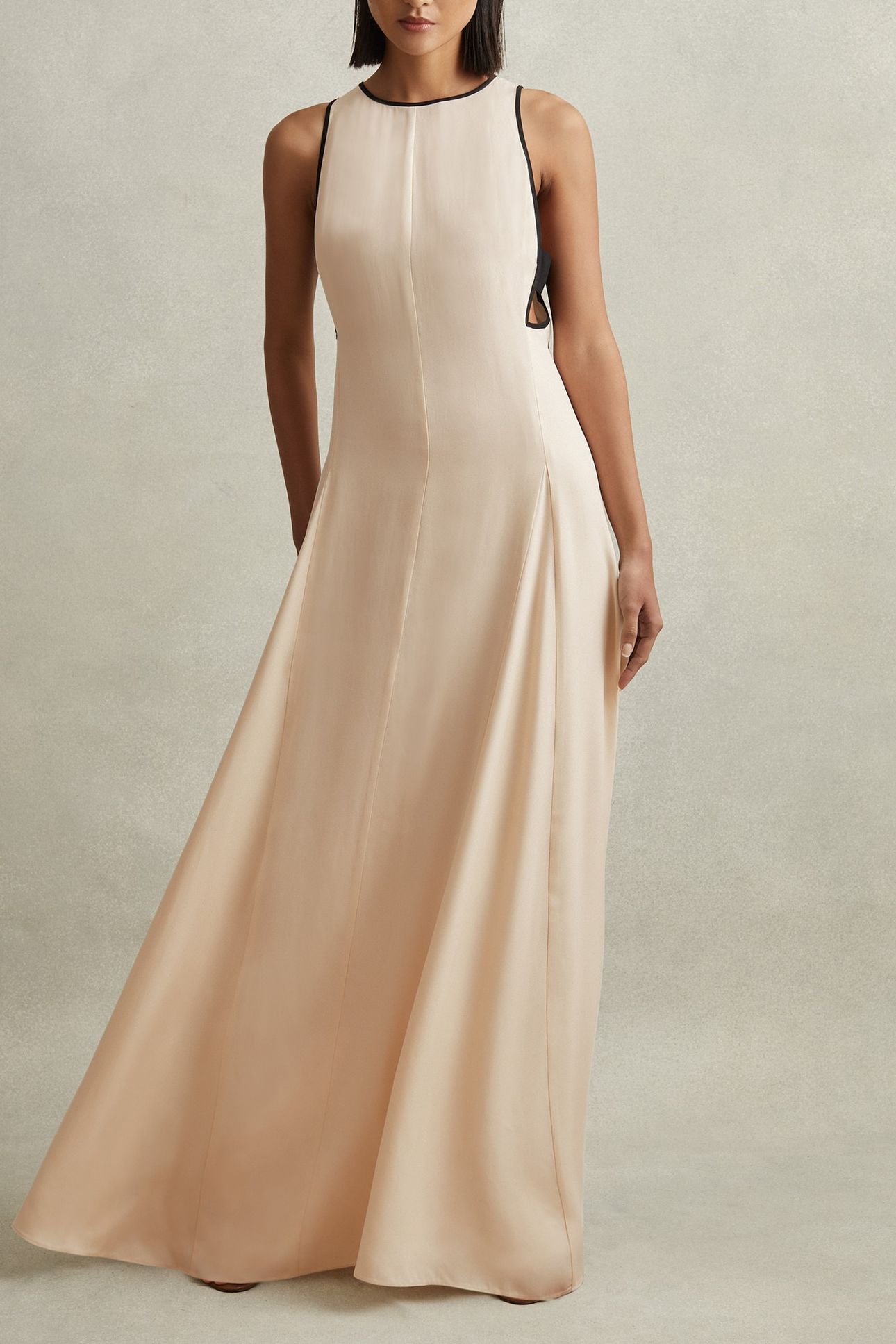 CUT OUT MAXI DRESS WHITE 2