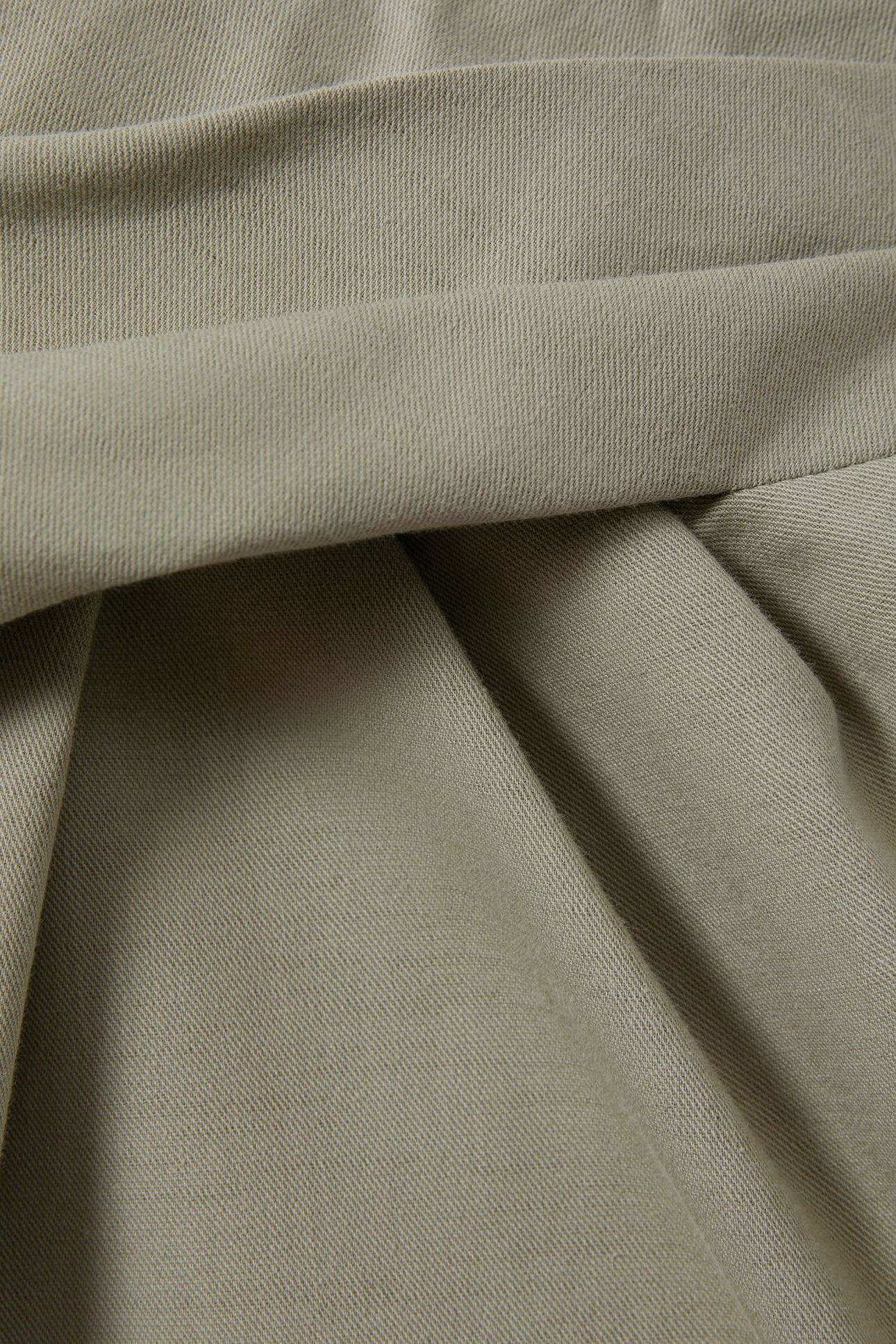 WRAP MIDI SKIRT KHAKI 6
