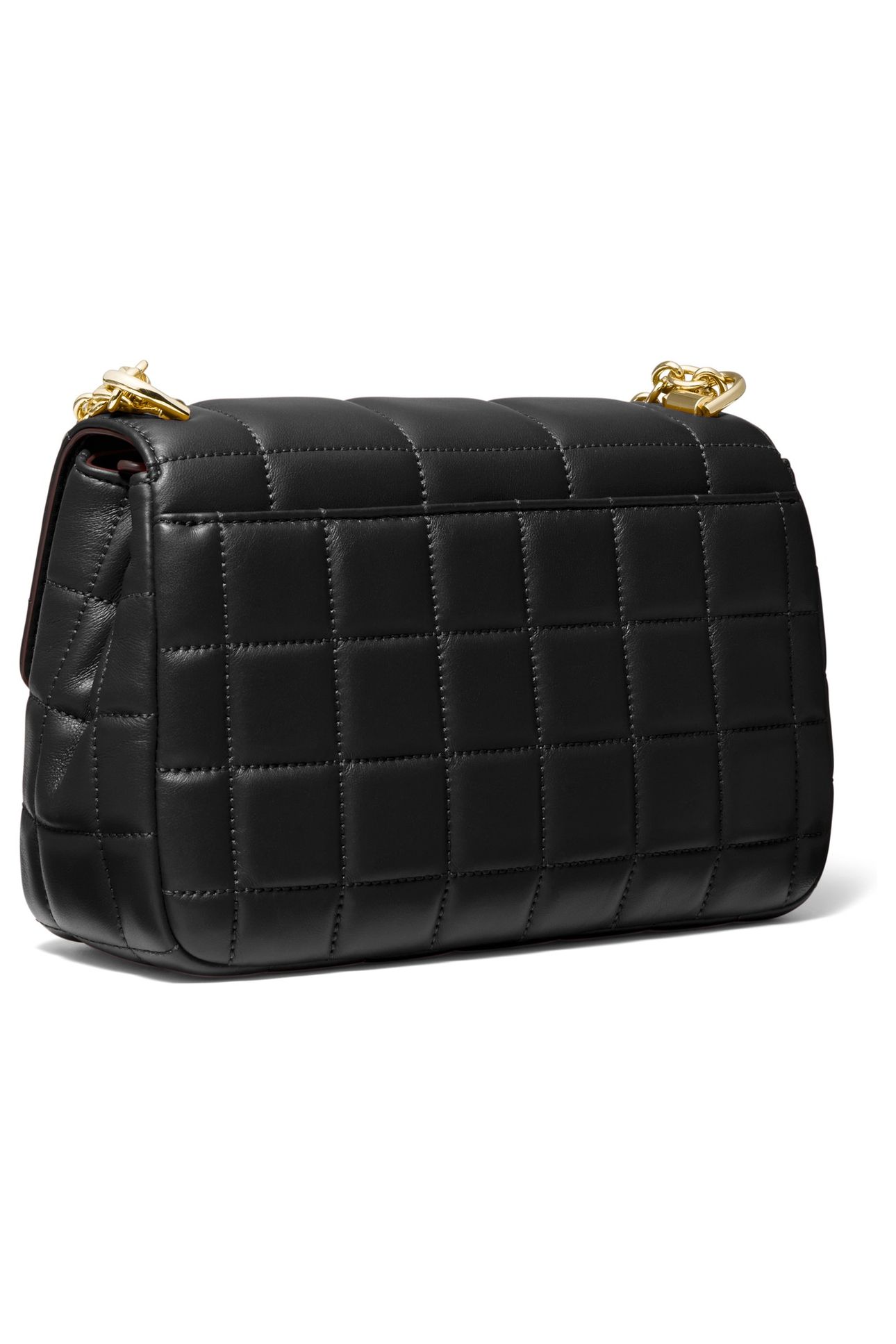 LARGE CHAIN SHOULDER BAG BLACK 3