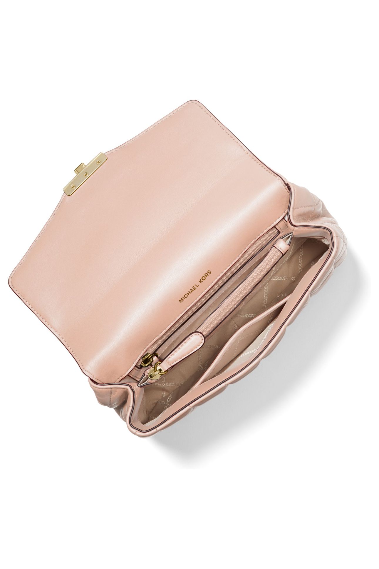 LARGE CHAIN SHOULDER BAG SOFT PINK 2