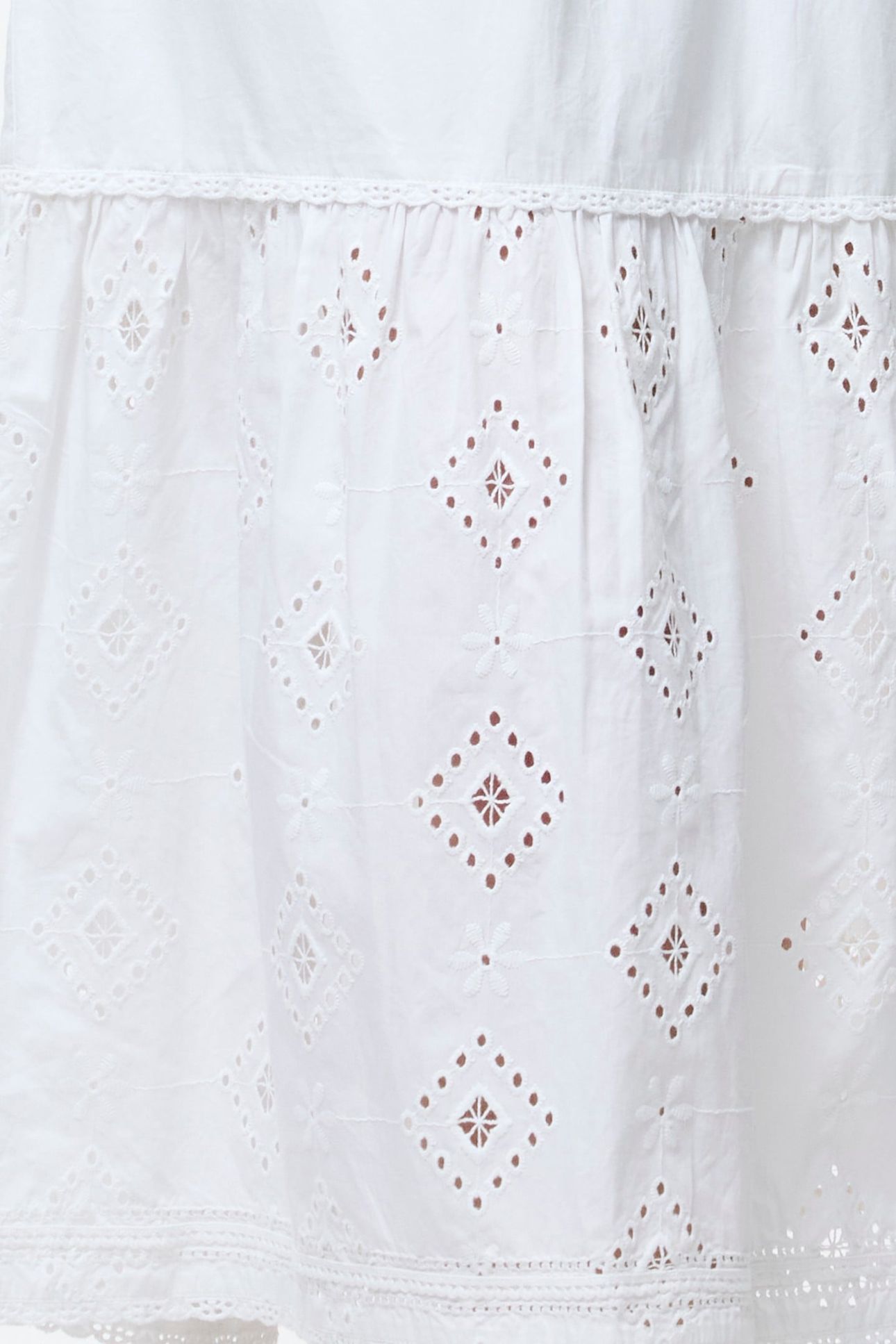 CAMBRIA COTTON MIDI DRESS LINEN WHITE 3