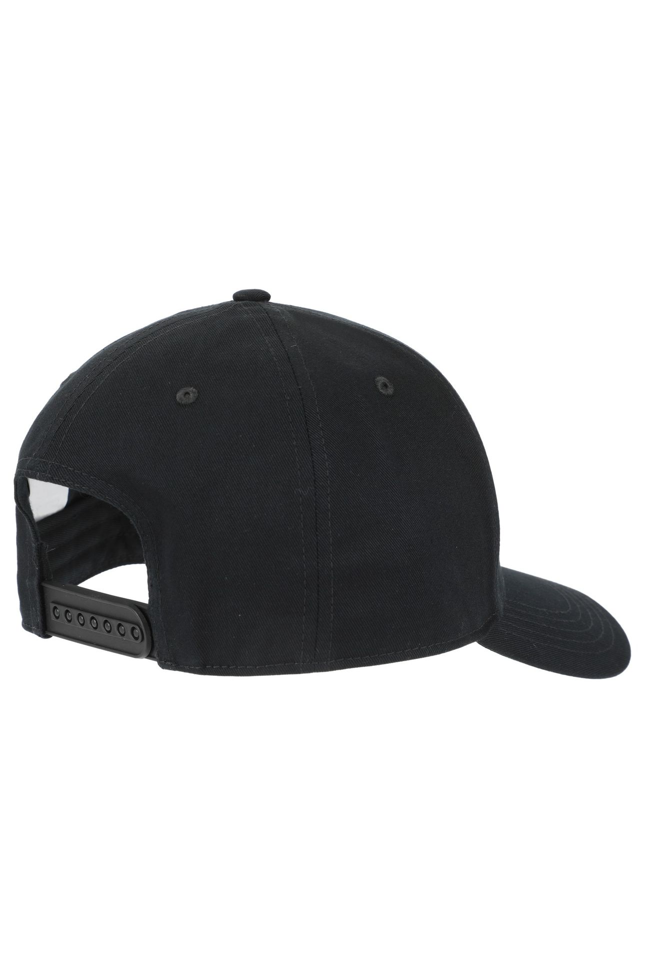 UNISEX 6 PANEL STRUCTURED SNAPBACK BLACK 2