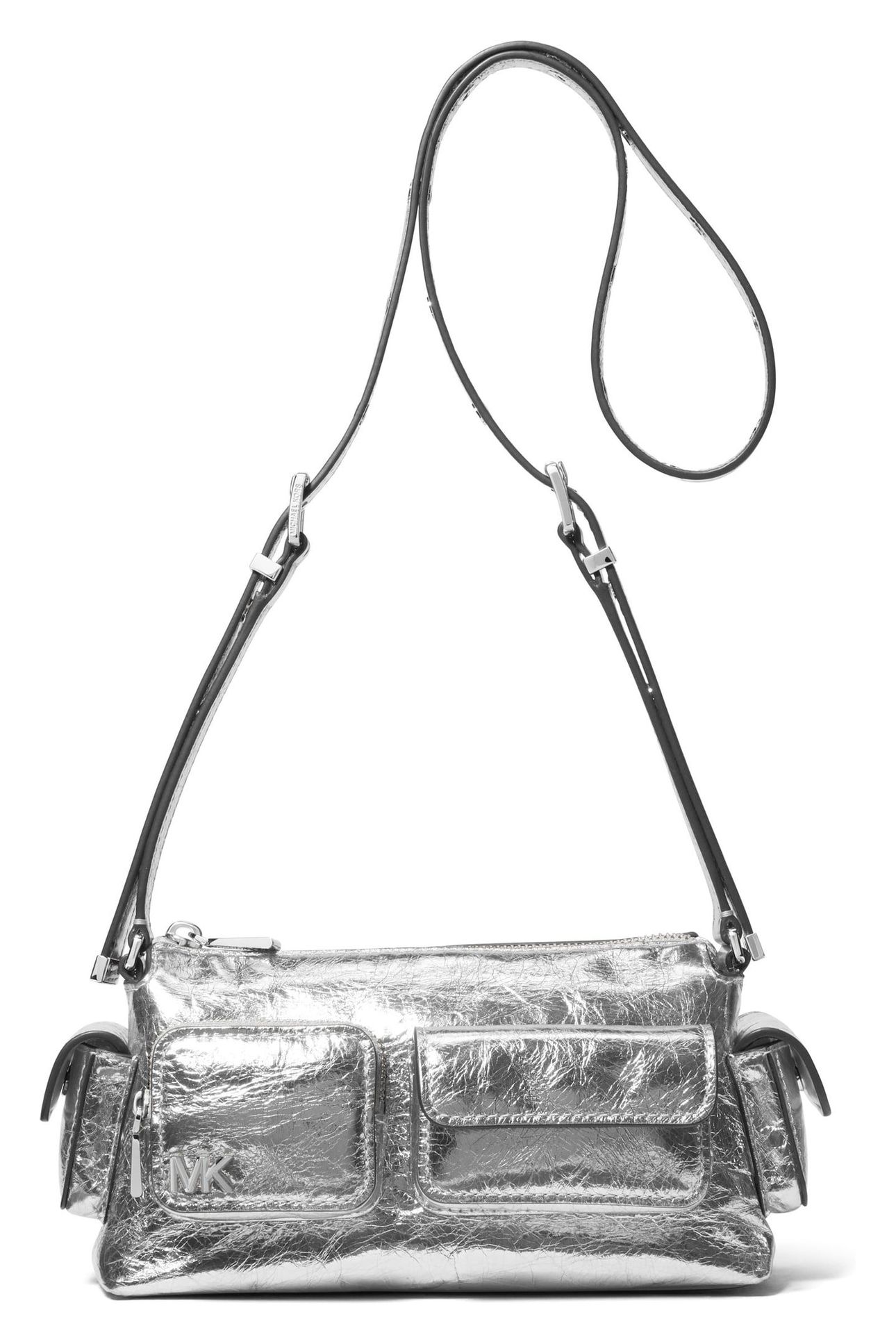 SMALL POCKET XBODY BAG SILVER 1