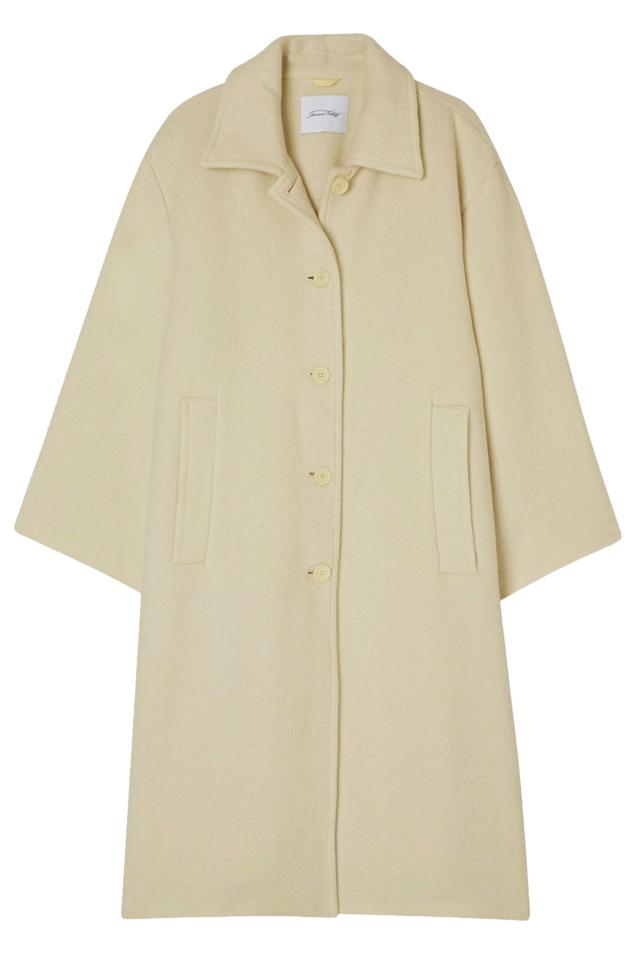 MID-LENGTH COAT WITH BUTTON-DOWN SHIRT COLLAR BOUDOIR 1