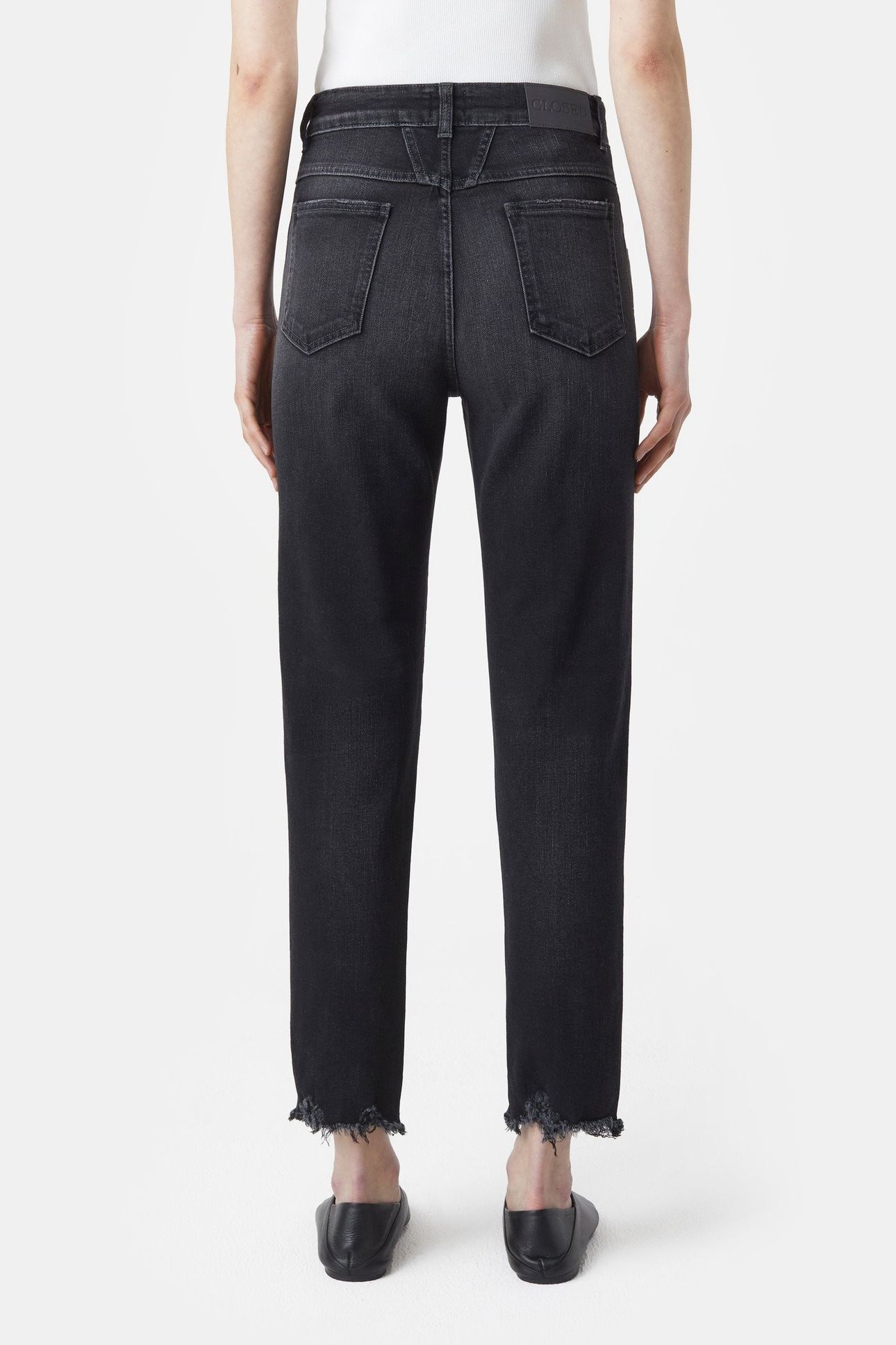PEDAL PUSHER JEANS DARK GREY 2