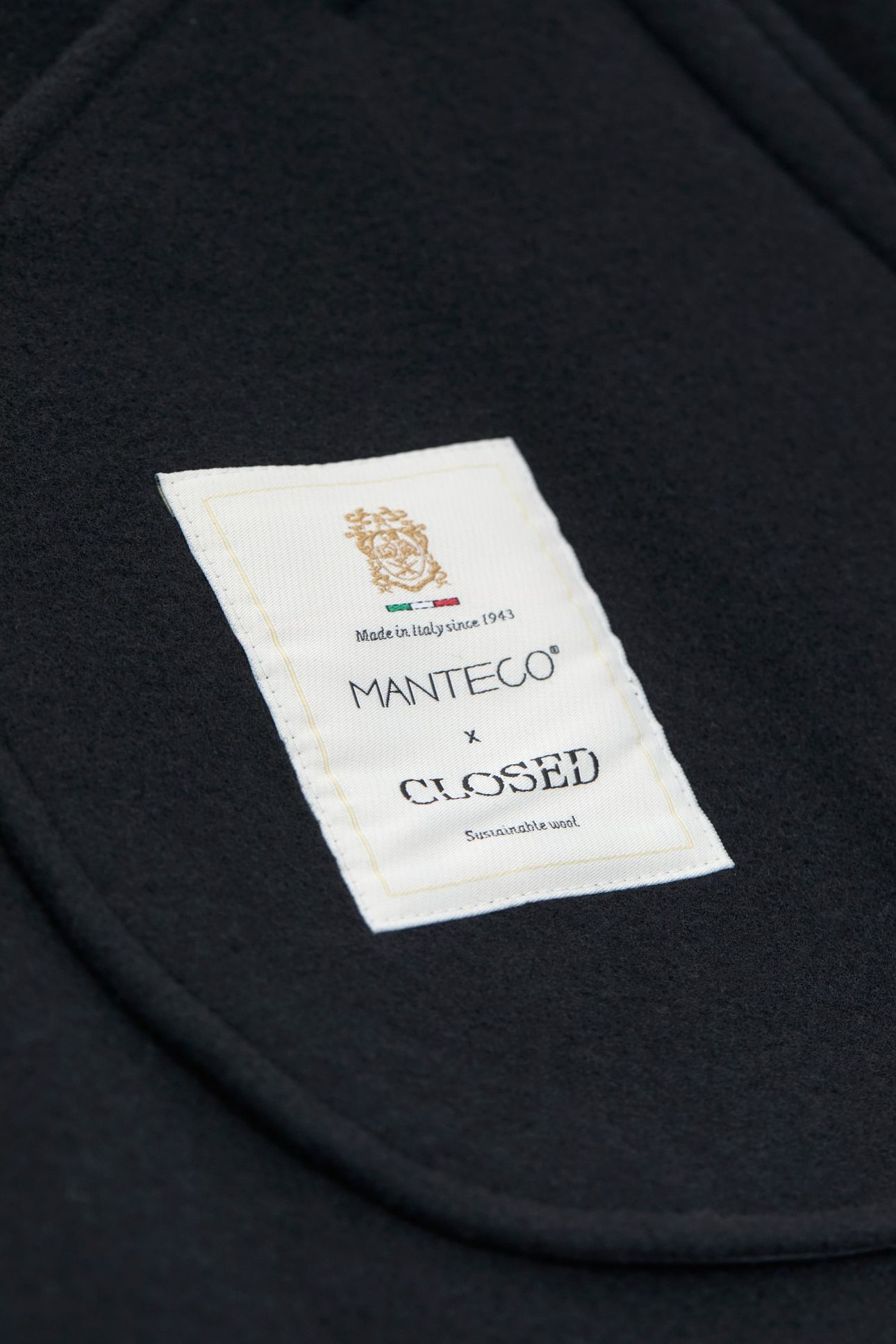 DOUBLE BREASTED COAT JACKET BLACK 7