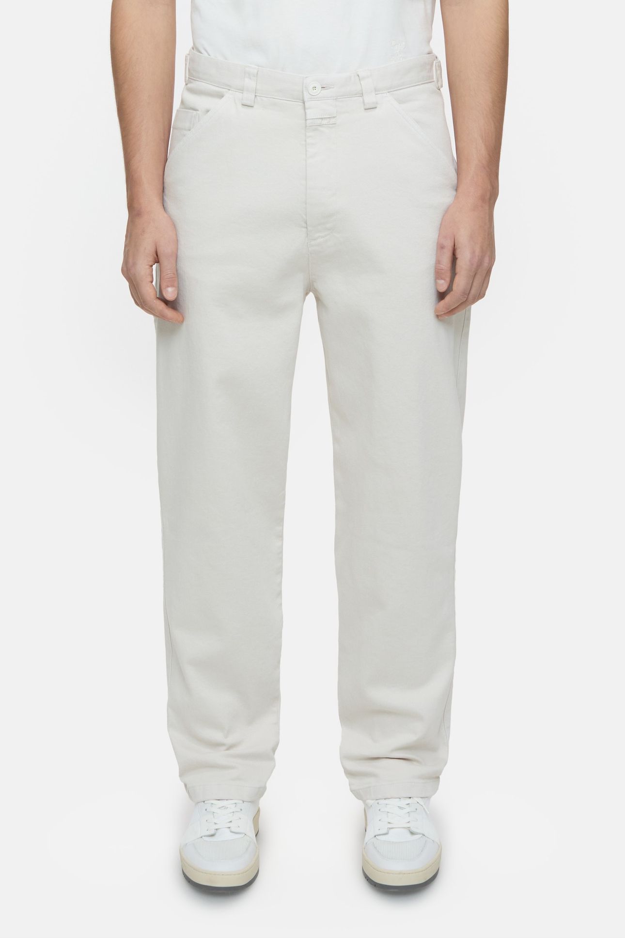 DOVER TAPERED PANTS IVORY 2