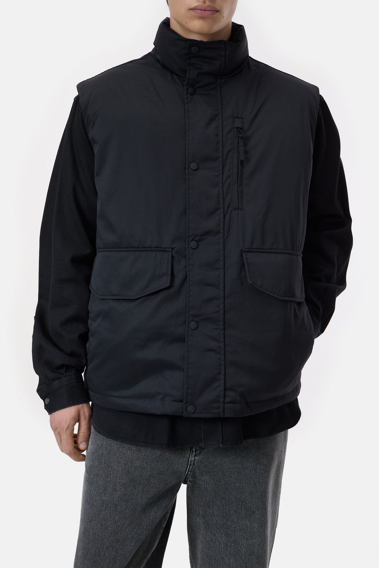 PUFFER GILET BLACK 1