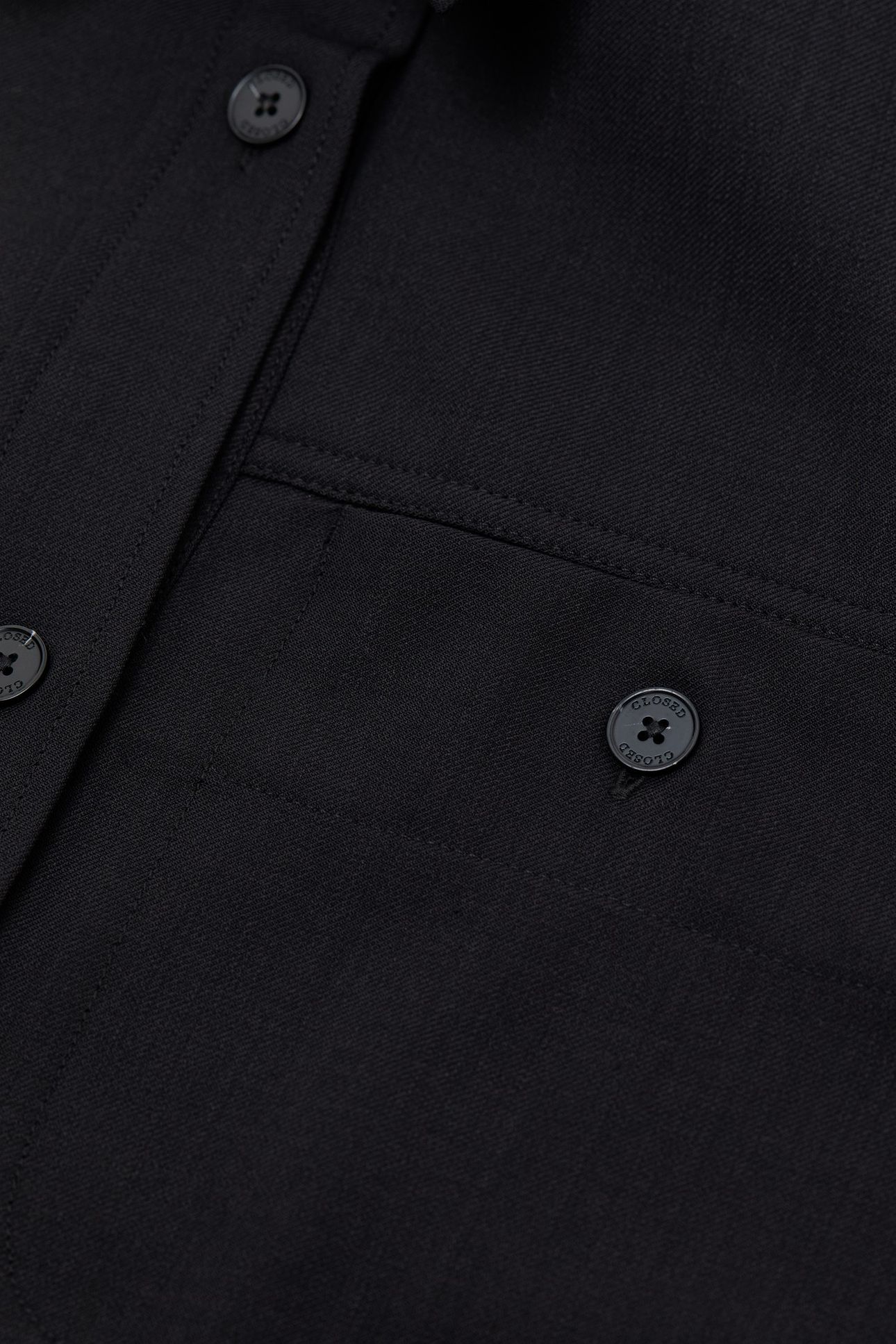 FITTED UTILITY SHIRT & BLOUSES BLACK 5