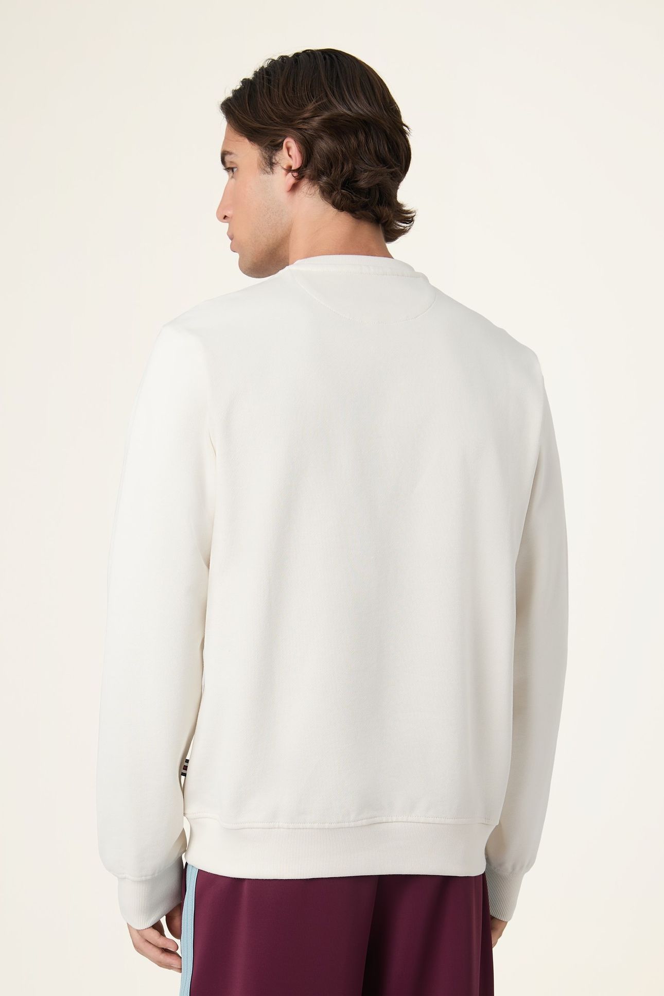 BIELLA REGULAR CREWNECK SWEATSHIRT EGRET 4