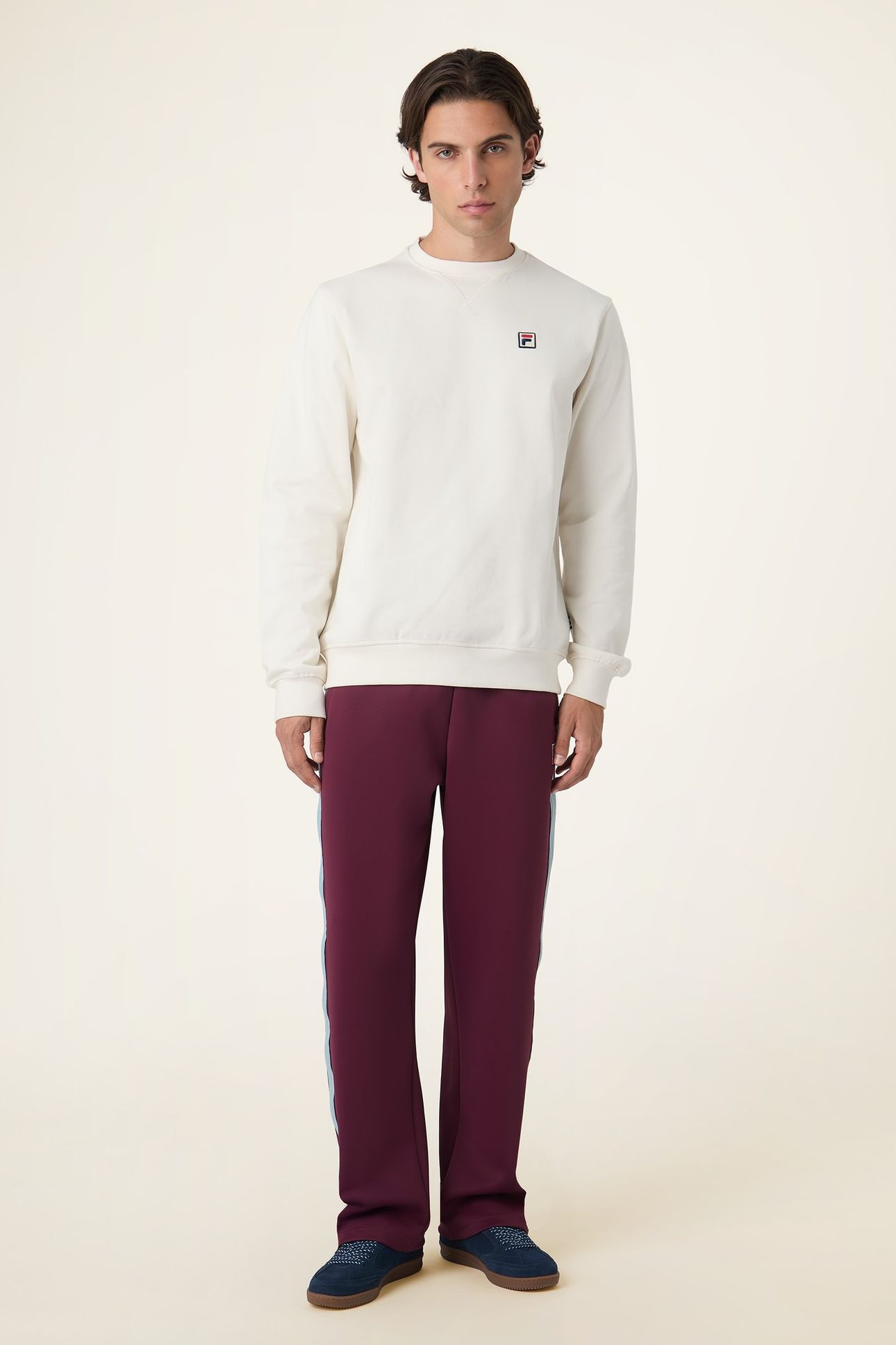 BIELLA REGULAR CREWNECK SWEATSHIRT EGRET 3