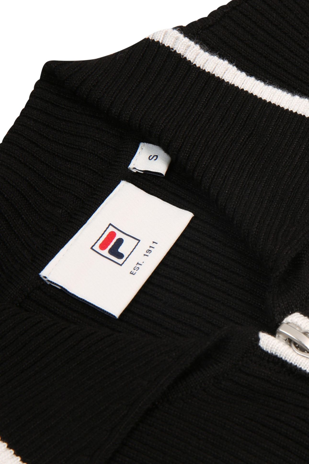 SIMONTE SLIM FULL-ZIP KNIT CARDIGAN BLACK 6