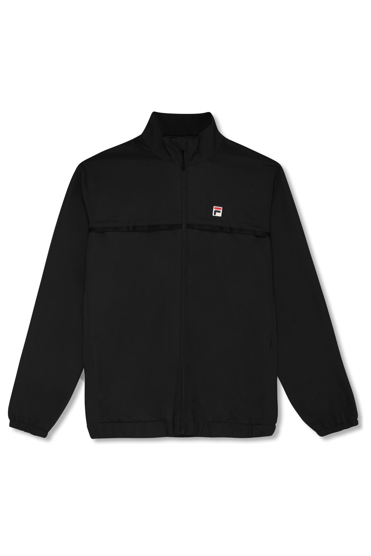 SAN SIRO REGULAR BLOCKED WOVEN TRACK JACKET BLACK 5