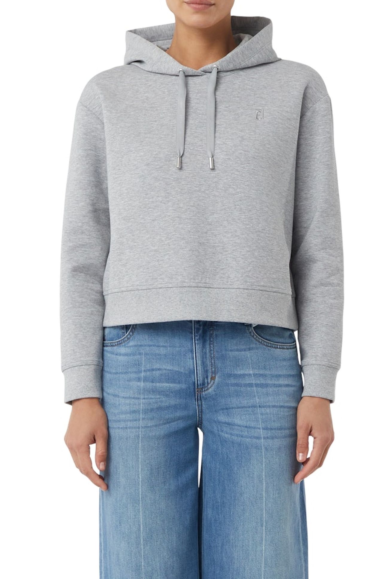 COMMA SWEATSHIRTS GREY/BLACK 1