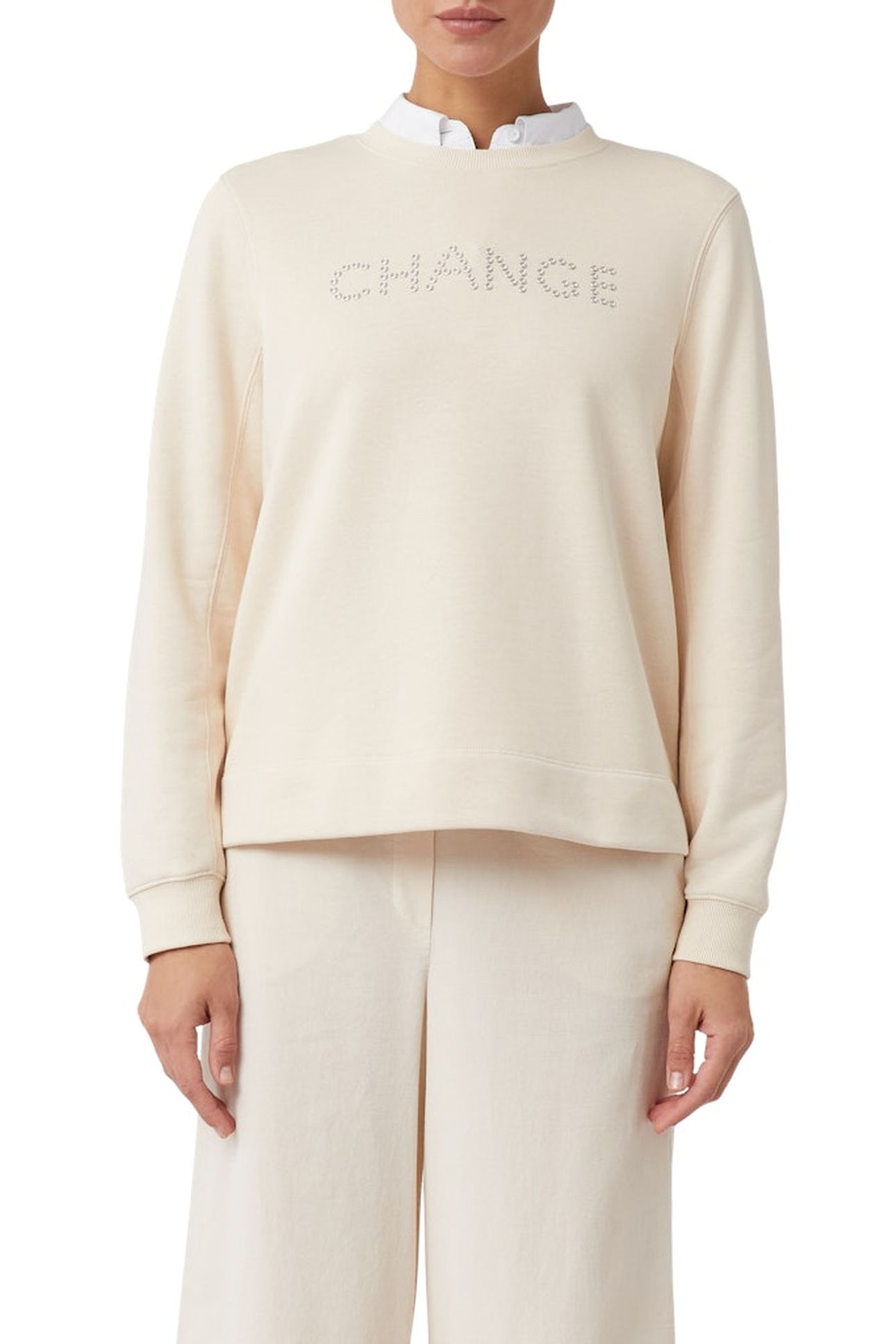 COMMA SWEATSHIRTS BEIGE 1