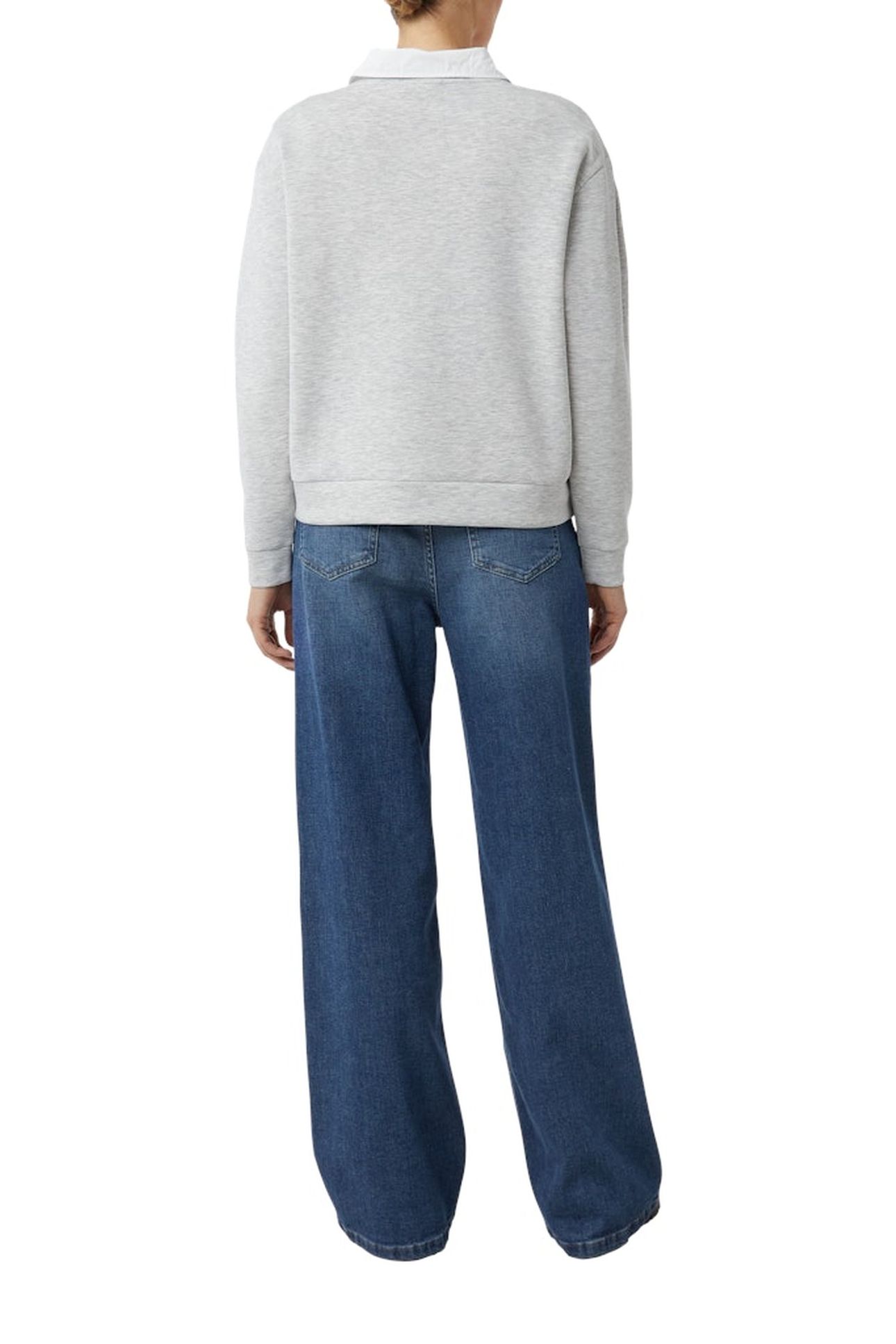 COMMA SWEATSHIRTS LIGHT GREY 3