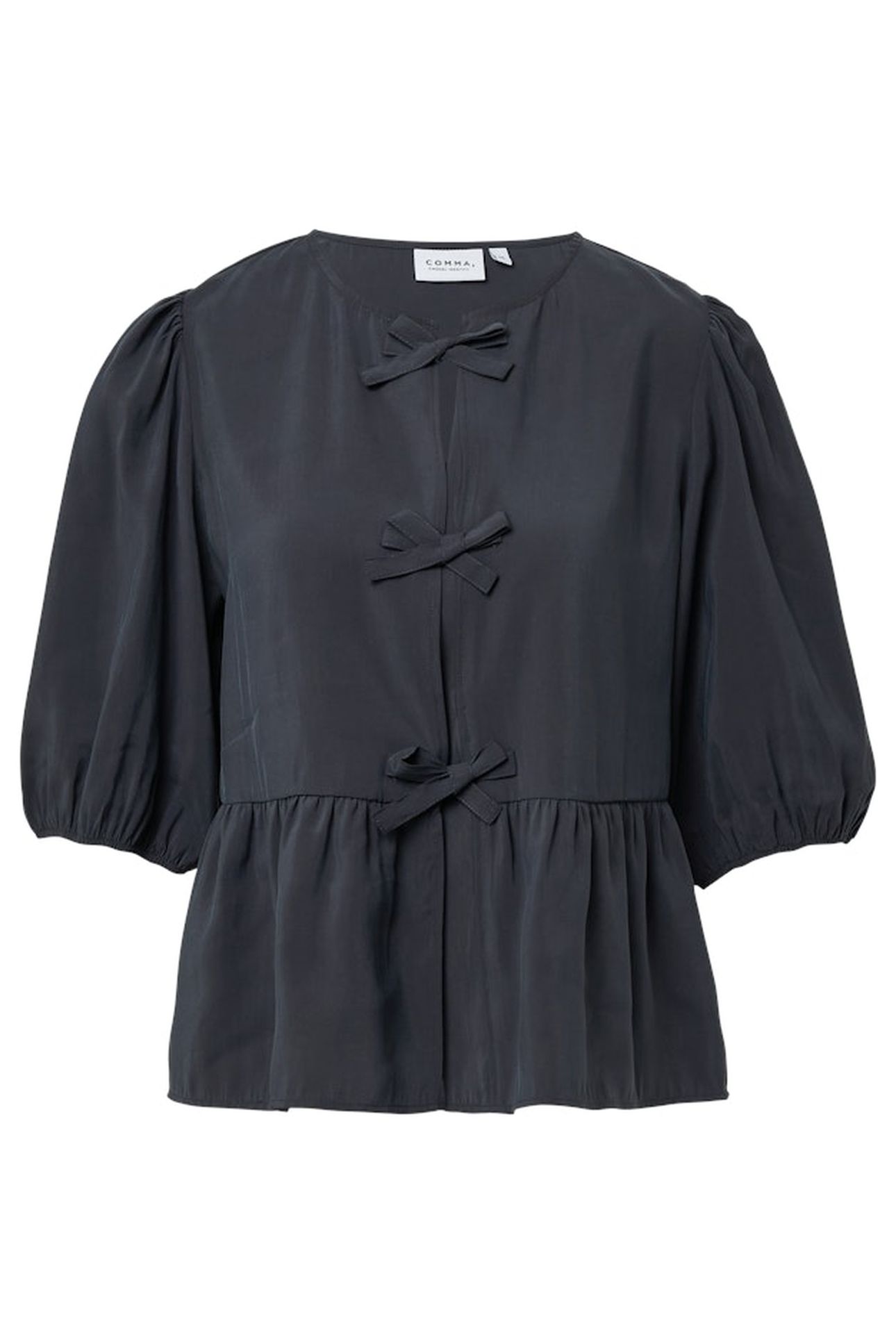 COMMA BLOUSES GREY/BLACK 4