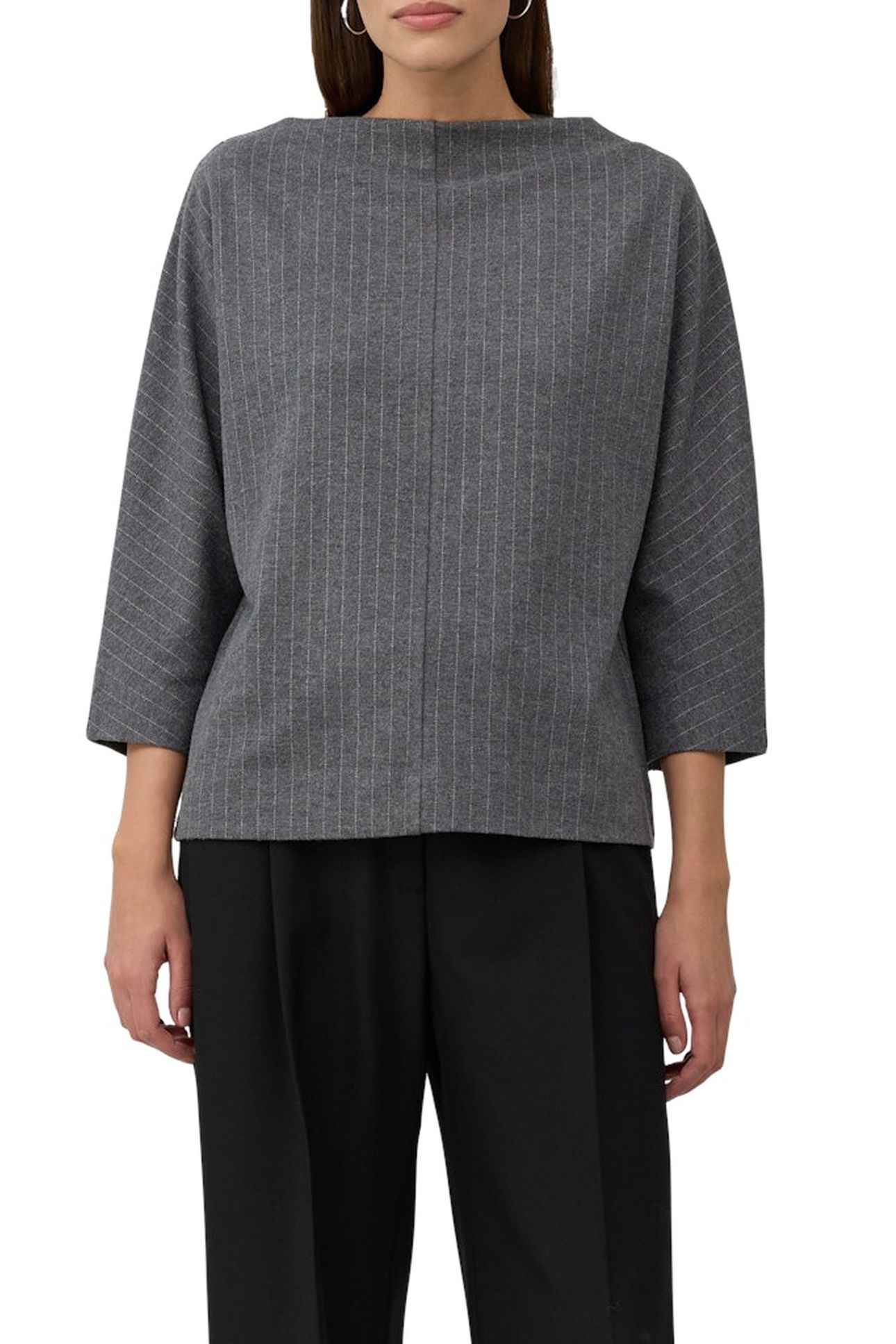 S.OLIVER SWEATSHIRTS GREY/BLACK 1