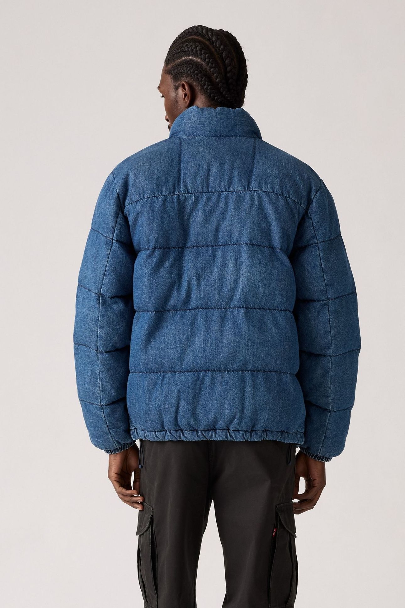 PIEDMONT SHORT PUFFER JACKET DARK INDIGO 2