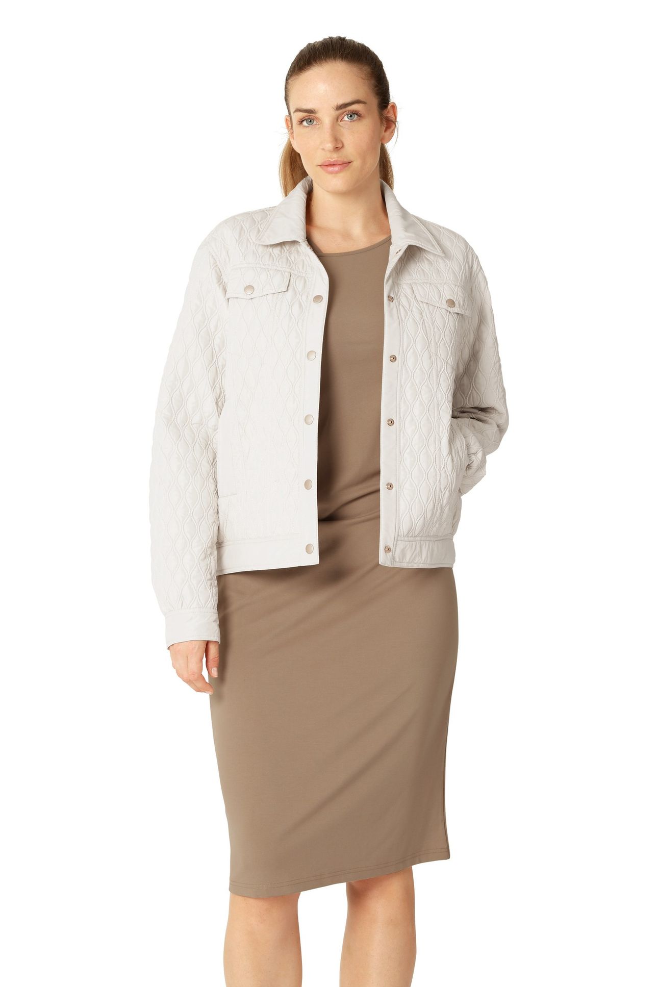 ALLY03 QUILT JACKETS MILK CREME 2