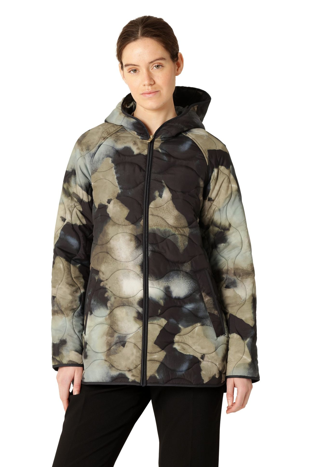 QUILTED07P QUILT JACKETS MOSS PRINT 2
