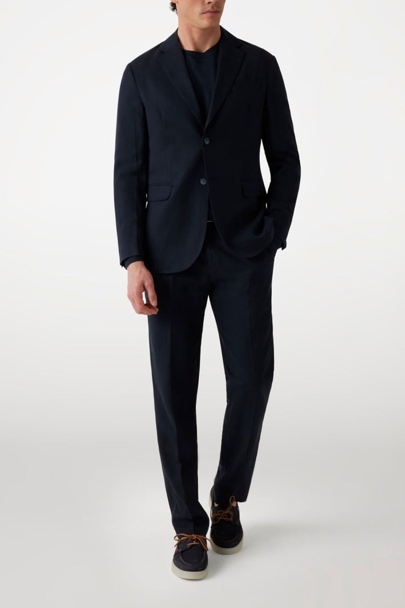 MARCIANO BY GUESS MAX PLEATED REG CHIN NAVY SEA 1