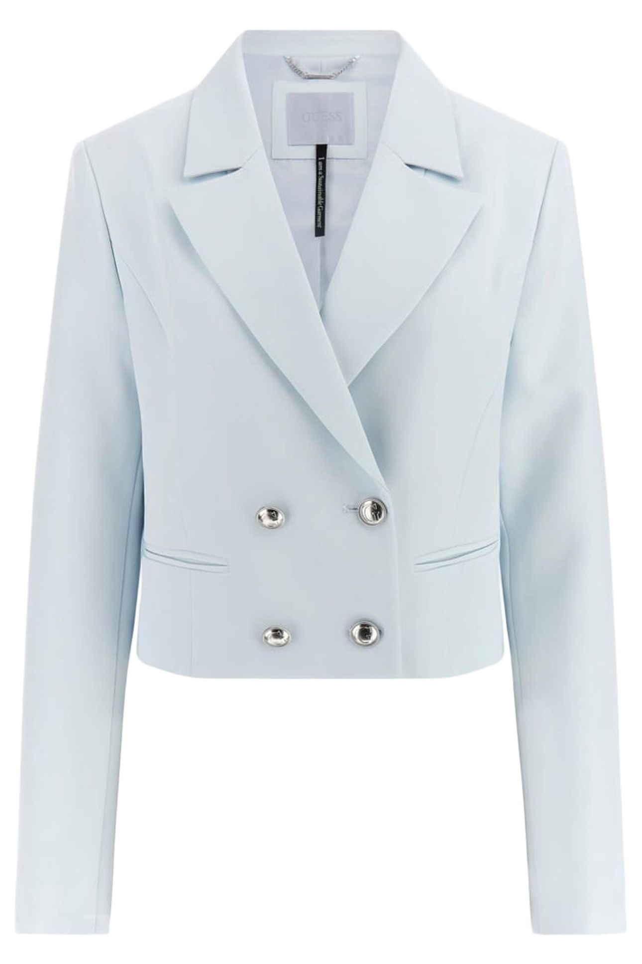 GUESS ECO ANDREE CROP BLAZER SKY HIGH 10