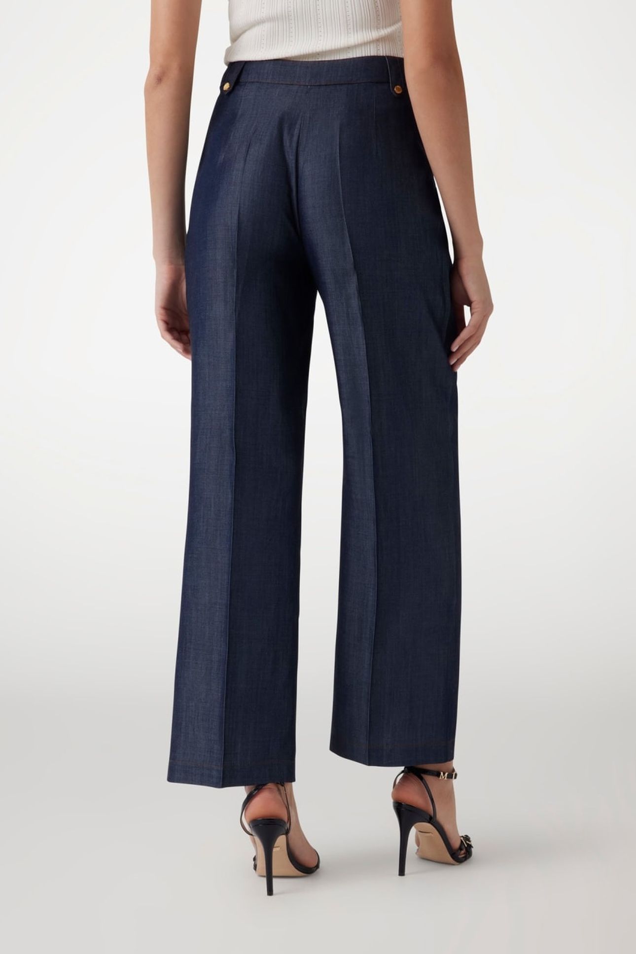 MARCIANO BY GUESS GRETA STRAIGHT PANT DARK BLUE 3