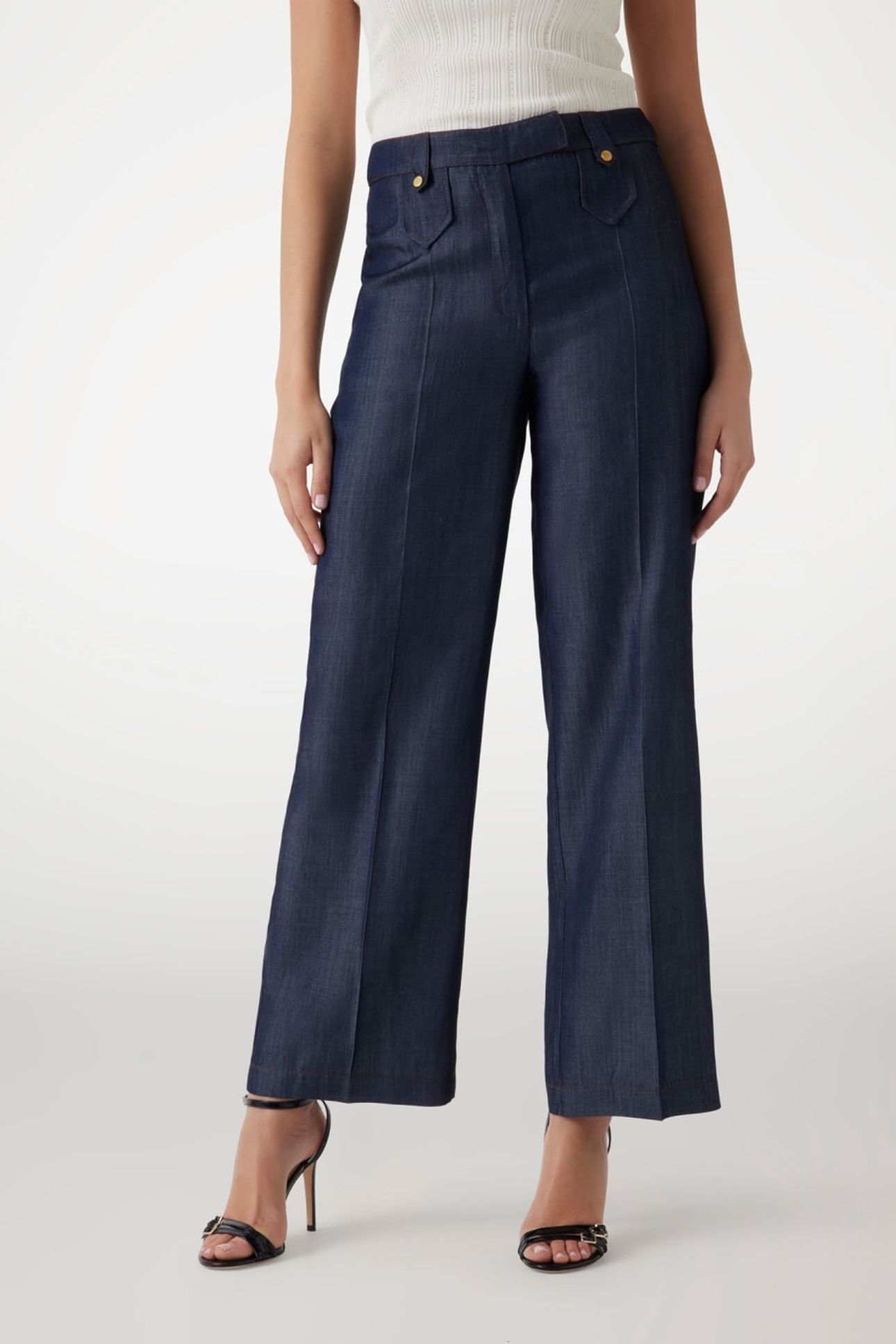 MARCIANO BY GUESS GRETA STRAIGHT PANT DARK BLUE 2